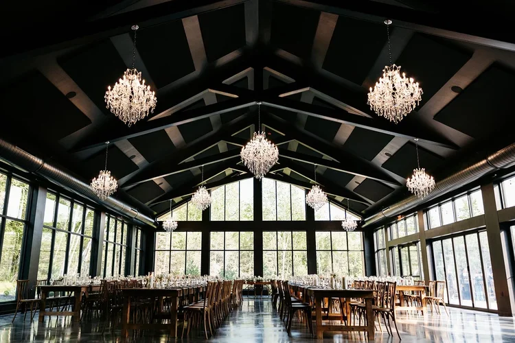 Woods & Co luxury wedding and event venue reception room