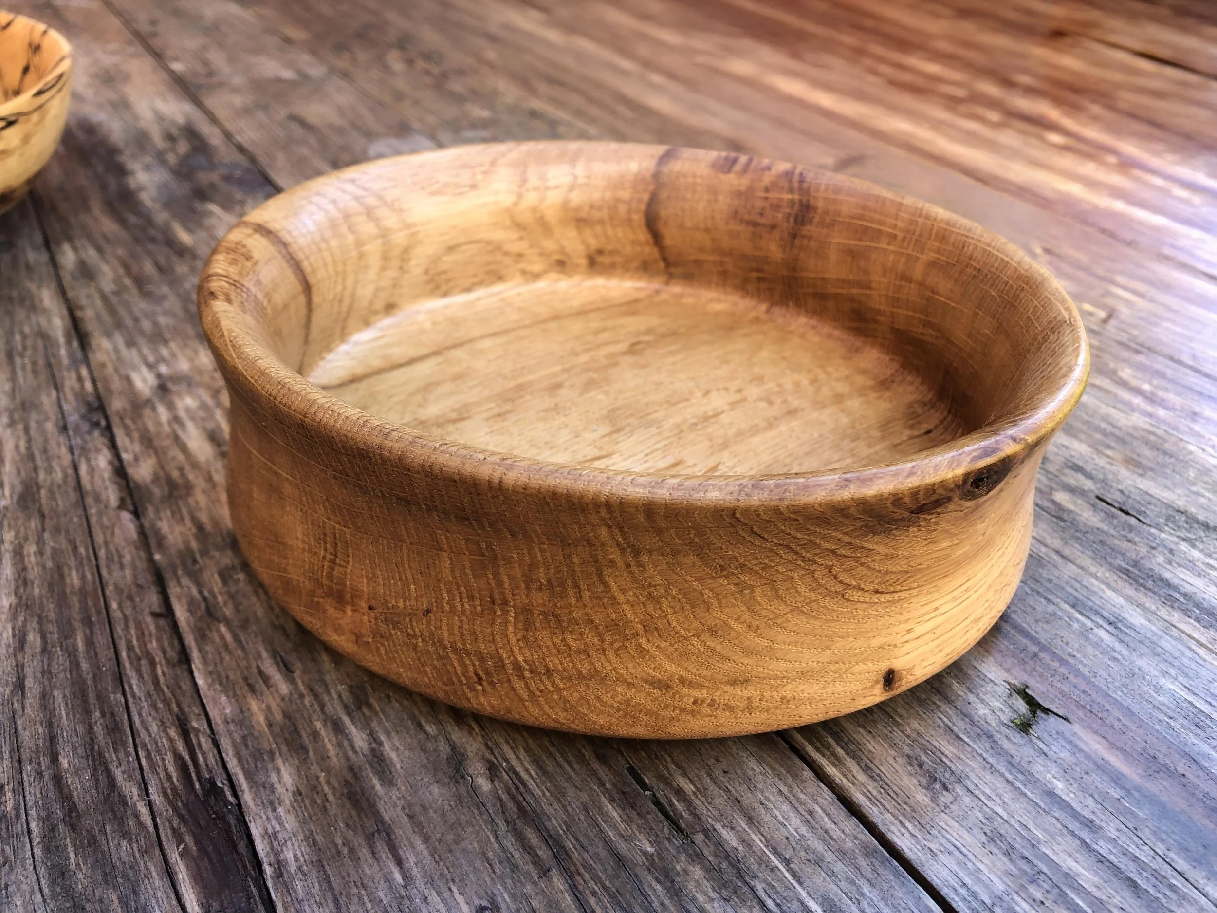 Oak Fruit Bowl - 8' x 2 1/2'