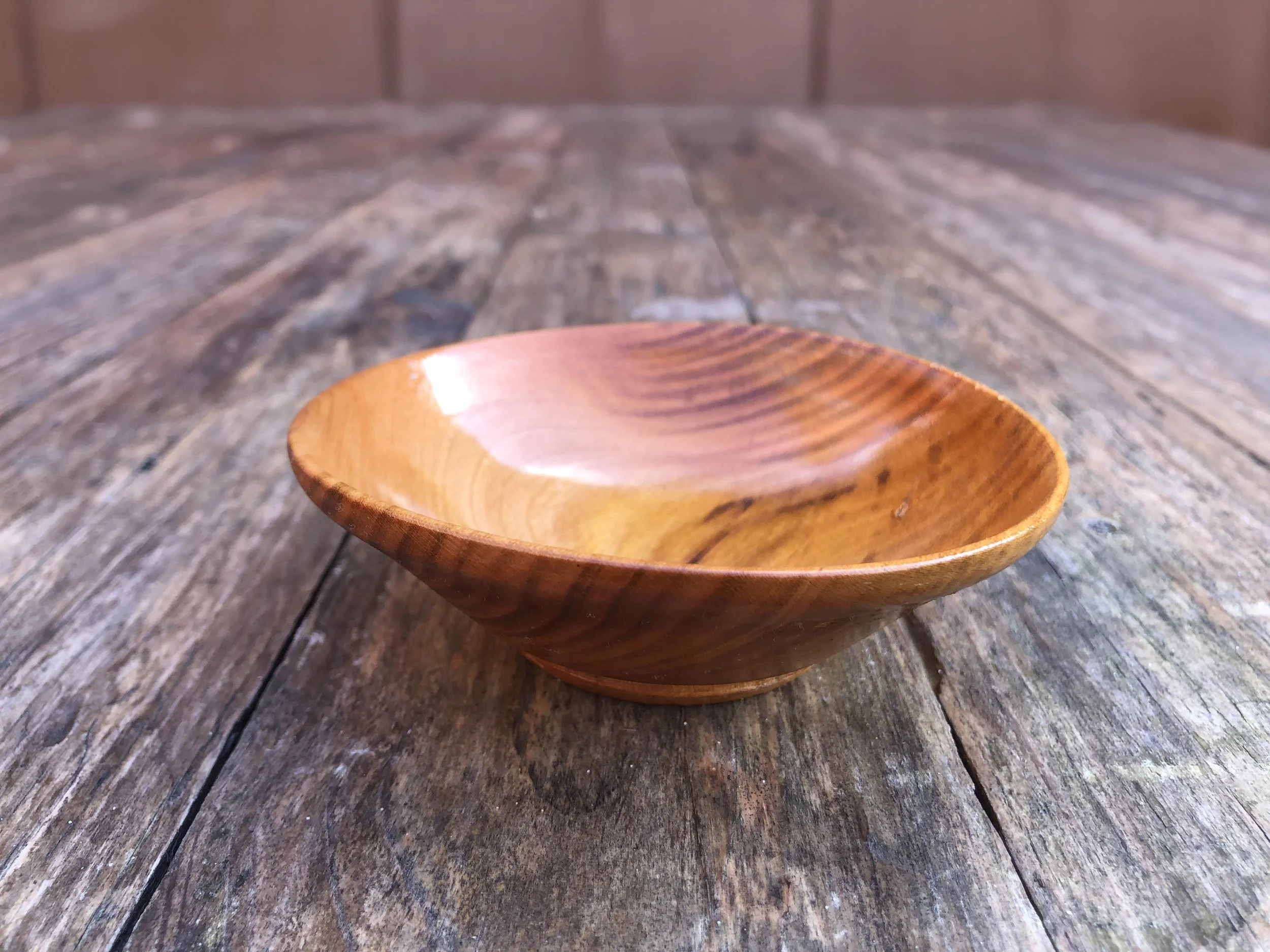 Cherry Warped Dipping Bowl 4' x 1 1/2'