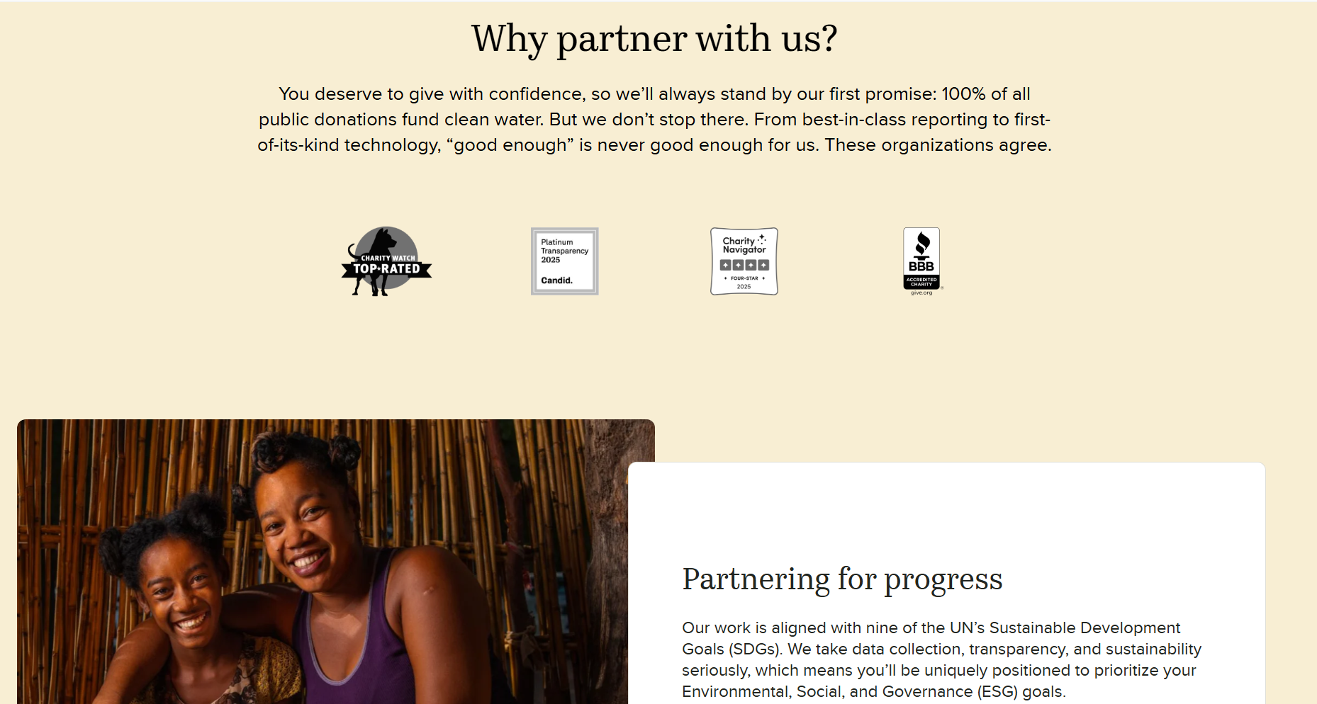 Charity Water_Partner Page_100 percent of donations_4-6-2026.png
