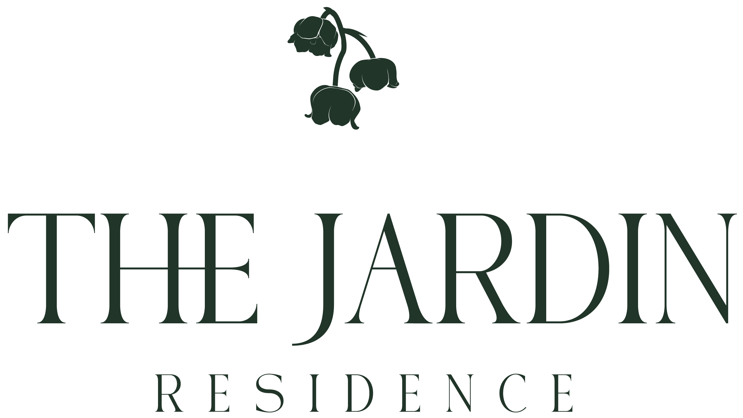 Lily of the Valley Logo for The Jardin Residence.