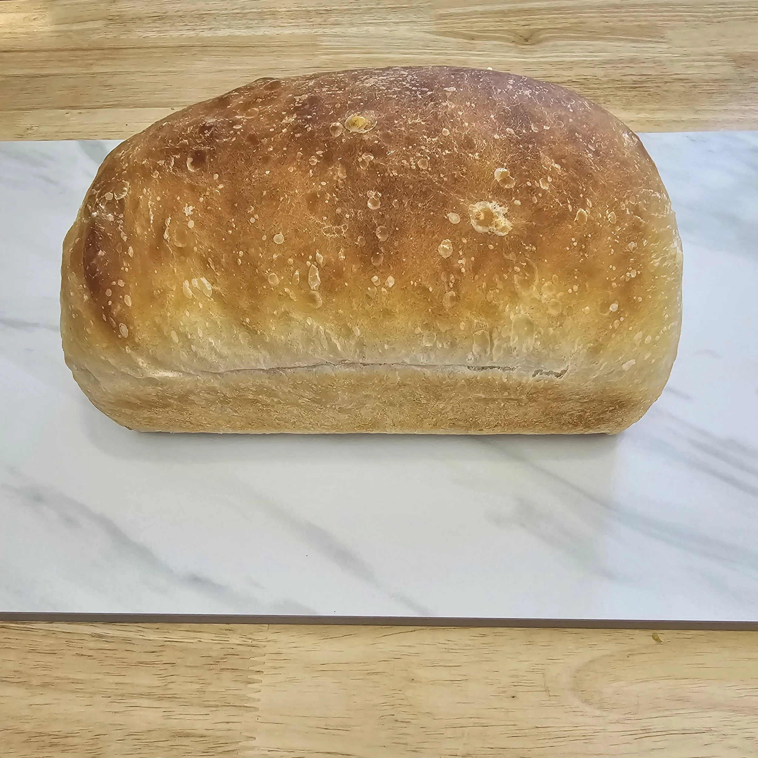 Super Soft Sandwich Loaf: A soft, squishy sourdough loaf perfect for sandwiches — a kid favorite and lunchbox staple. 
