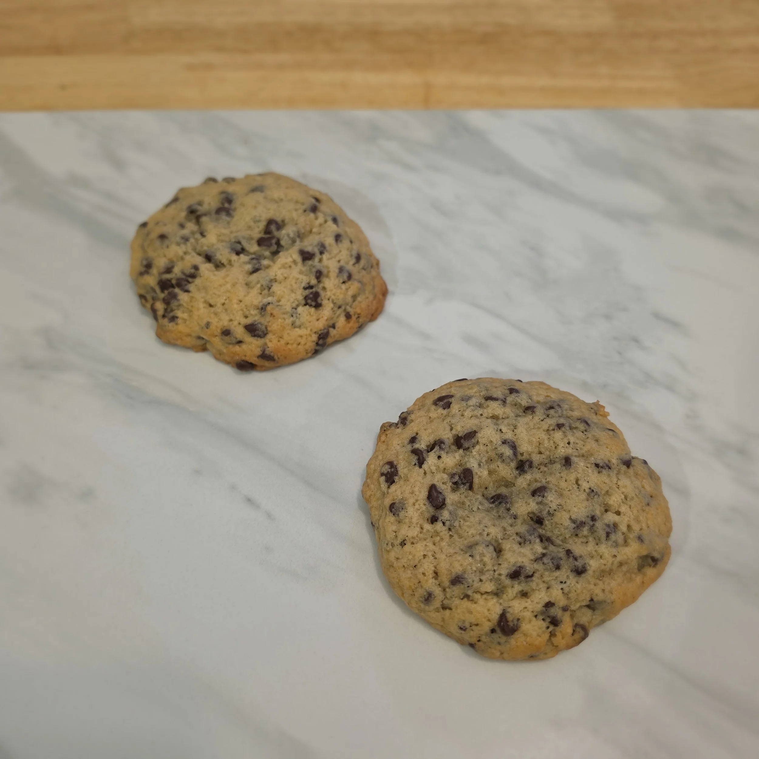 Chocolate Chip Cookies: Baked with a soft sourdough base and packed with mini chocolate chips for perfect flavor in every bite, these sourdough cookies are hard to resist. Available in 2, 6 and 12 packs. 