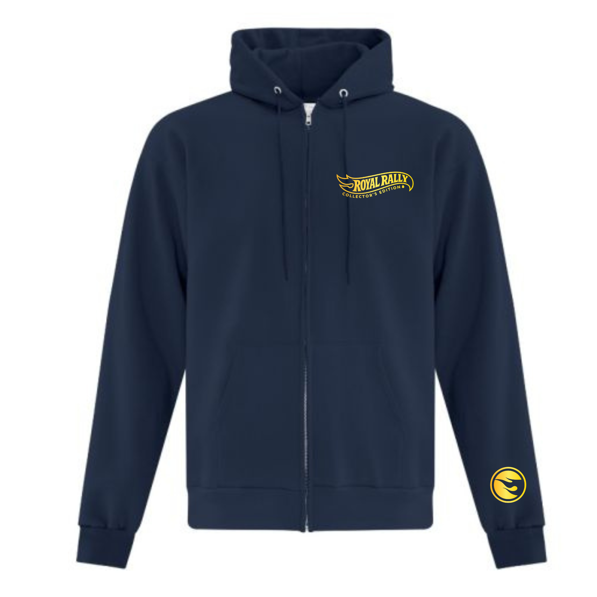 Royal Rally Navy Collector's Hooded Zip Sweater