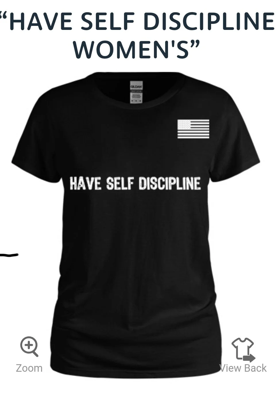 Have Self Discipline Women's