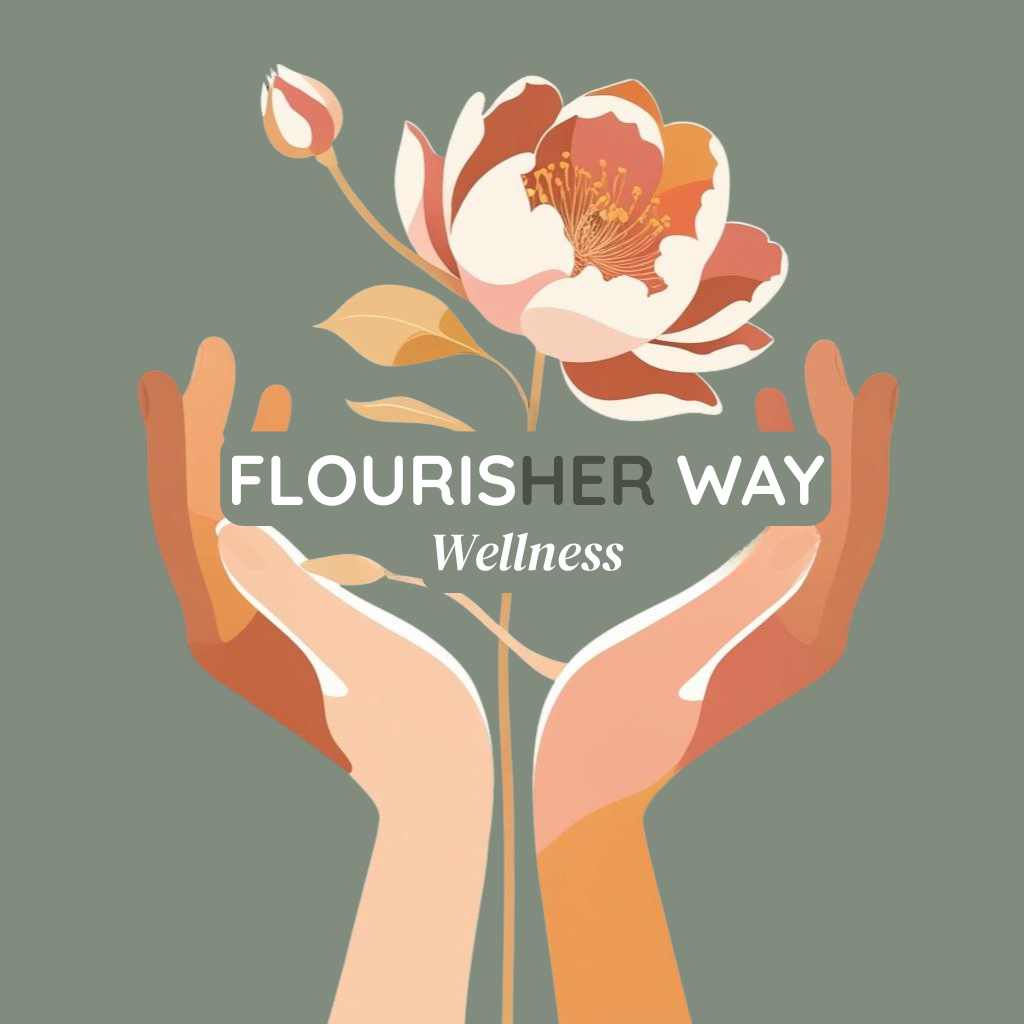 Flourish Her Way Wellness Logo