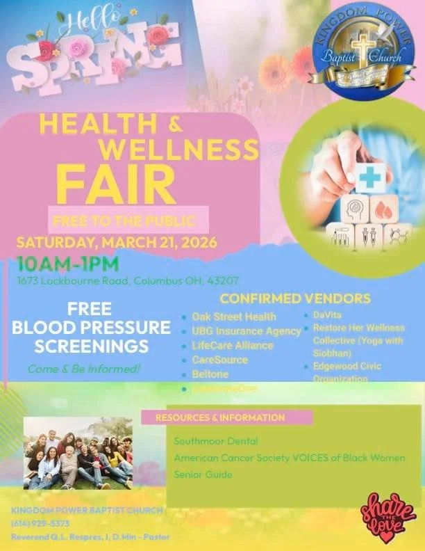 Kingdom Power Baptist Church Wellness Fair
