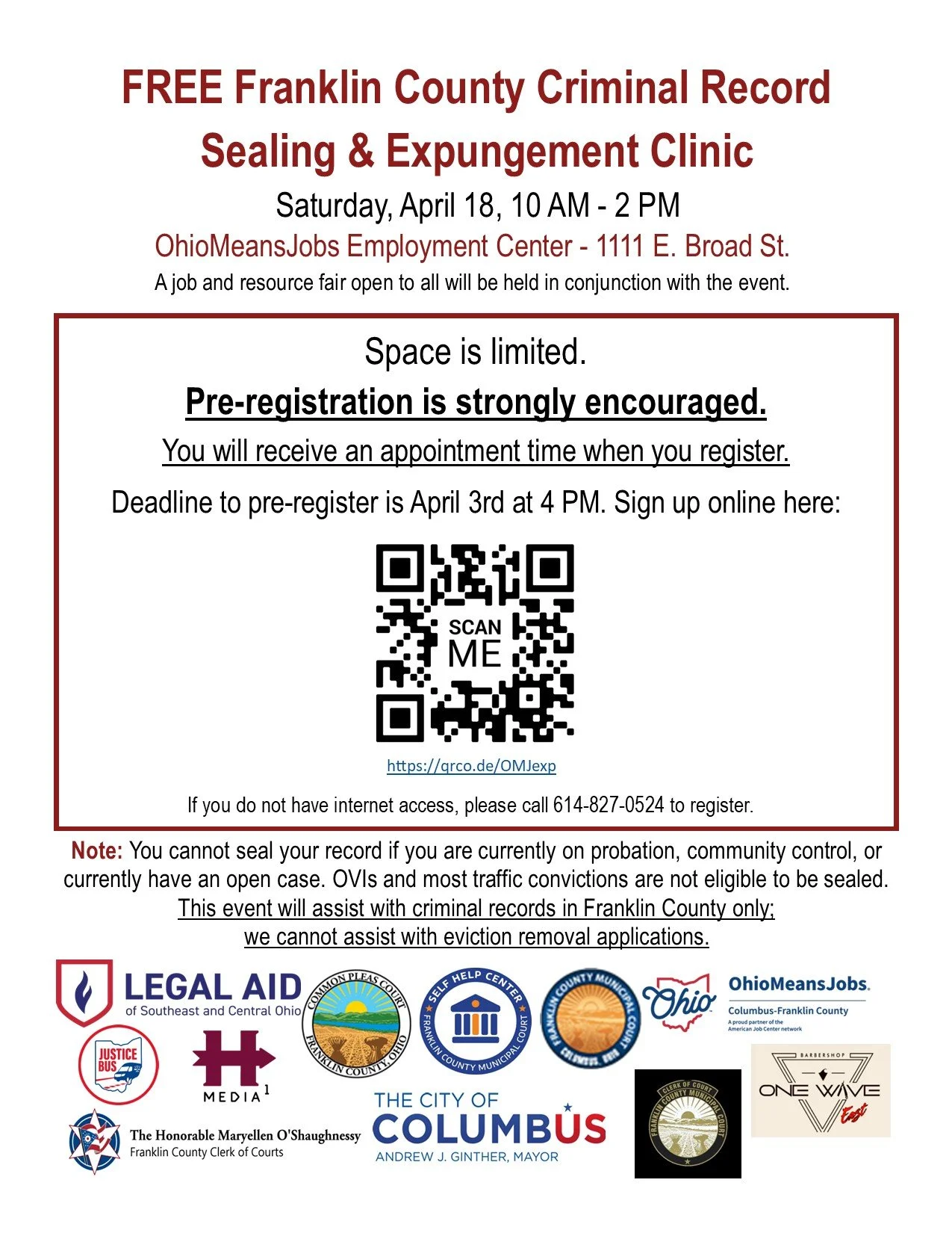 Record Sealing Event and Resource Fair | OhioMeansJobs
