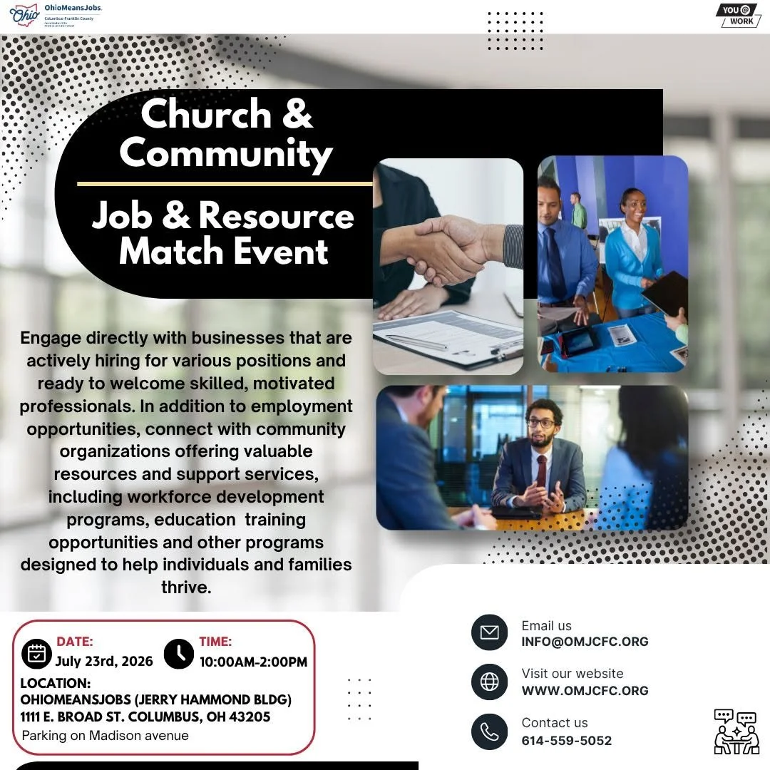 Church & Community Job and Resource Match Event