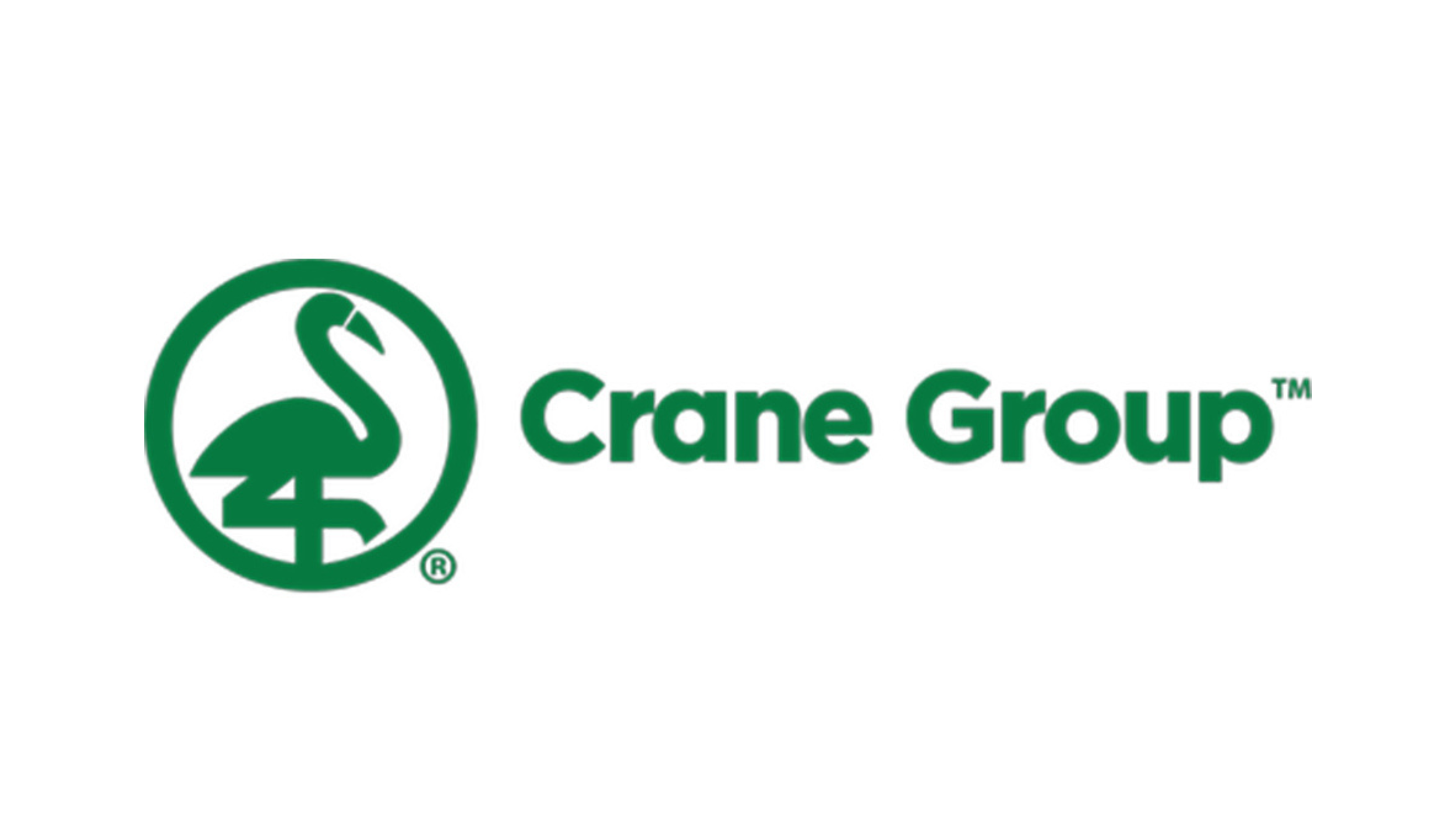 Green logo of Crane Group featuring a stylized crane bird within a circle next to the text 'Crane Group' in bold green letters.