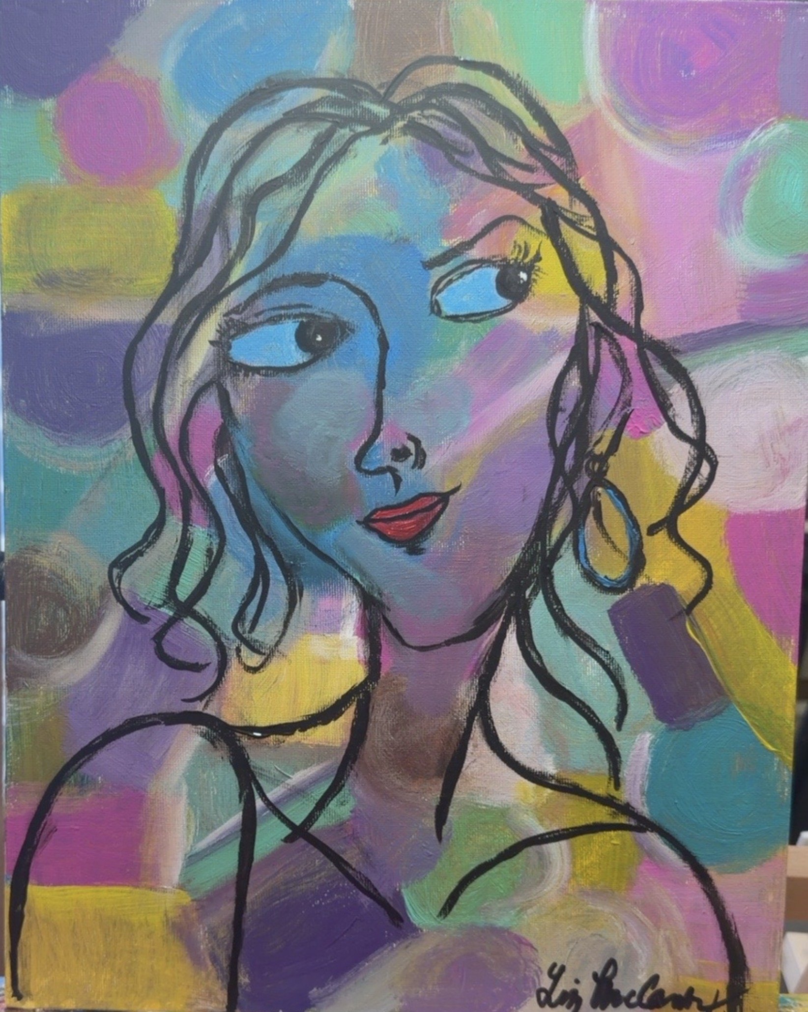 This Time On Purpose 11x14 acrylic on canvas