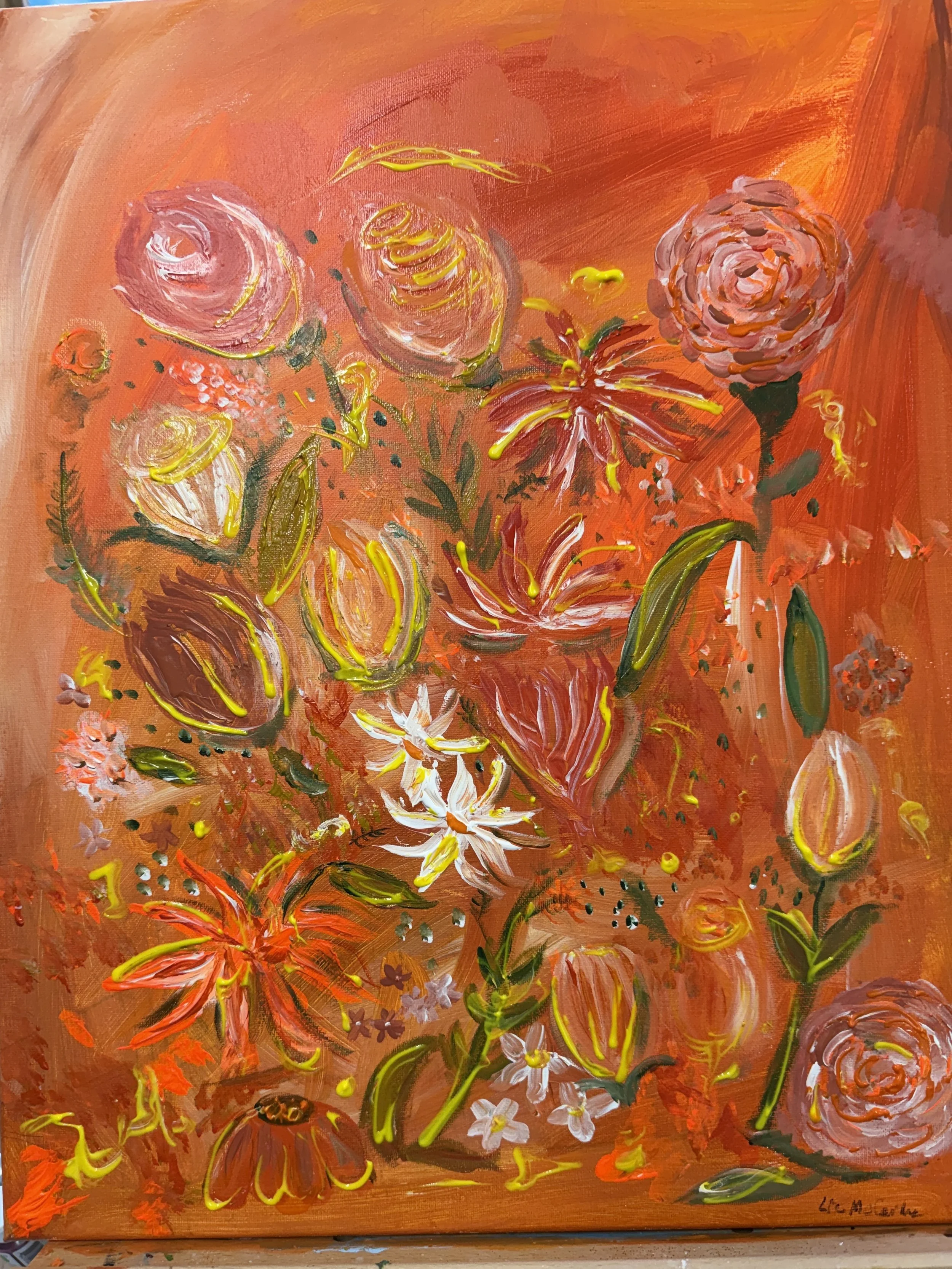 Orange You Glad 16x20 acrylic on canvas