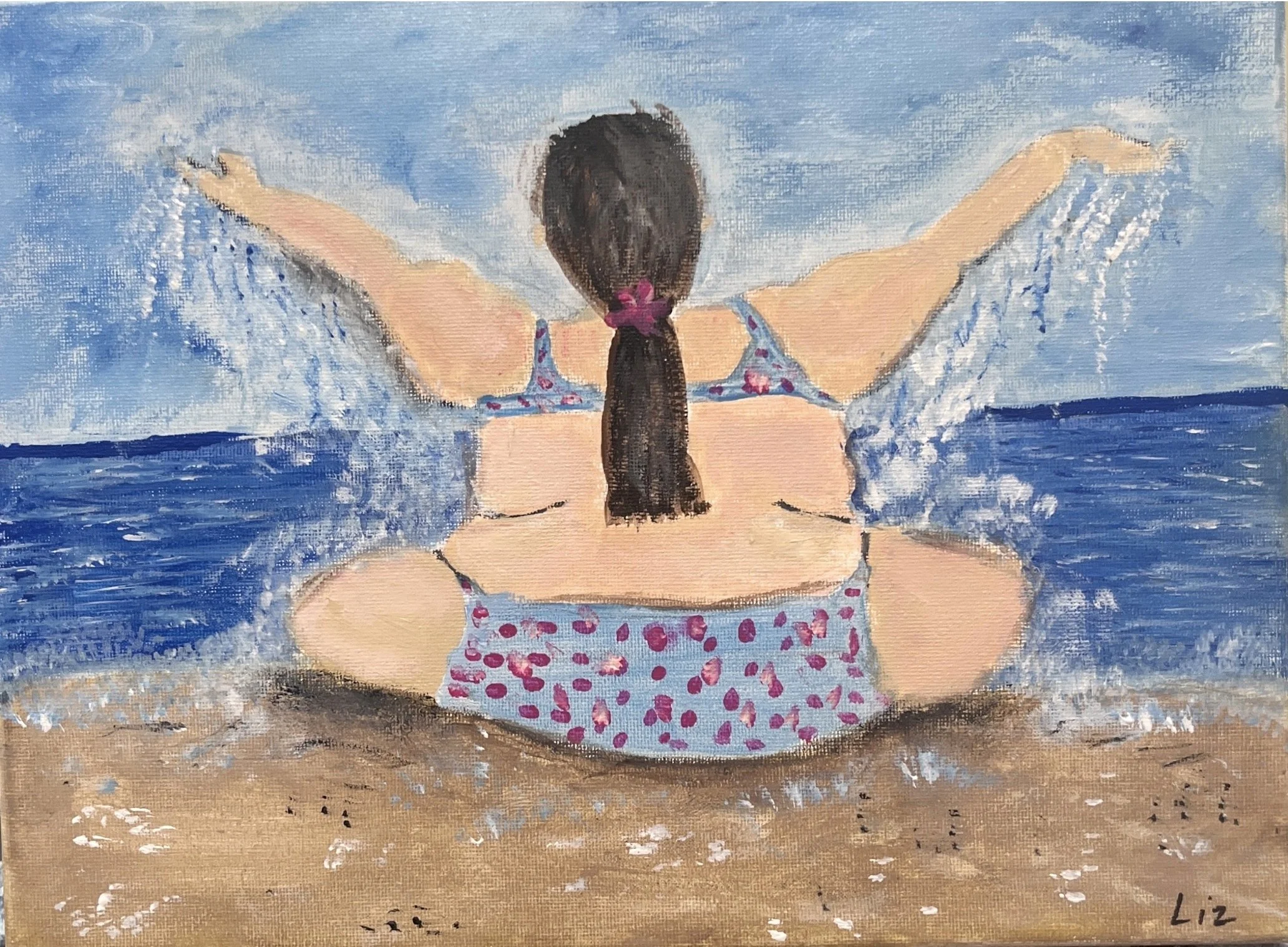 Joy In Motion 9x12 acrylic on canvas