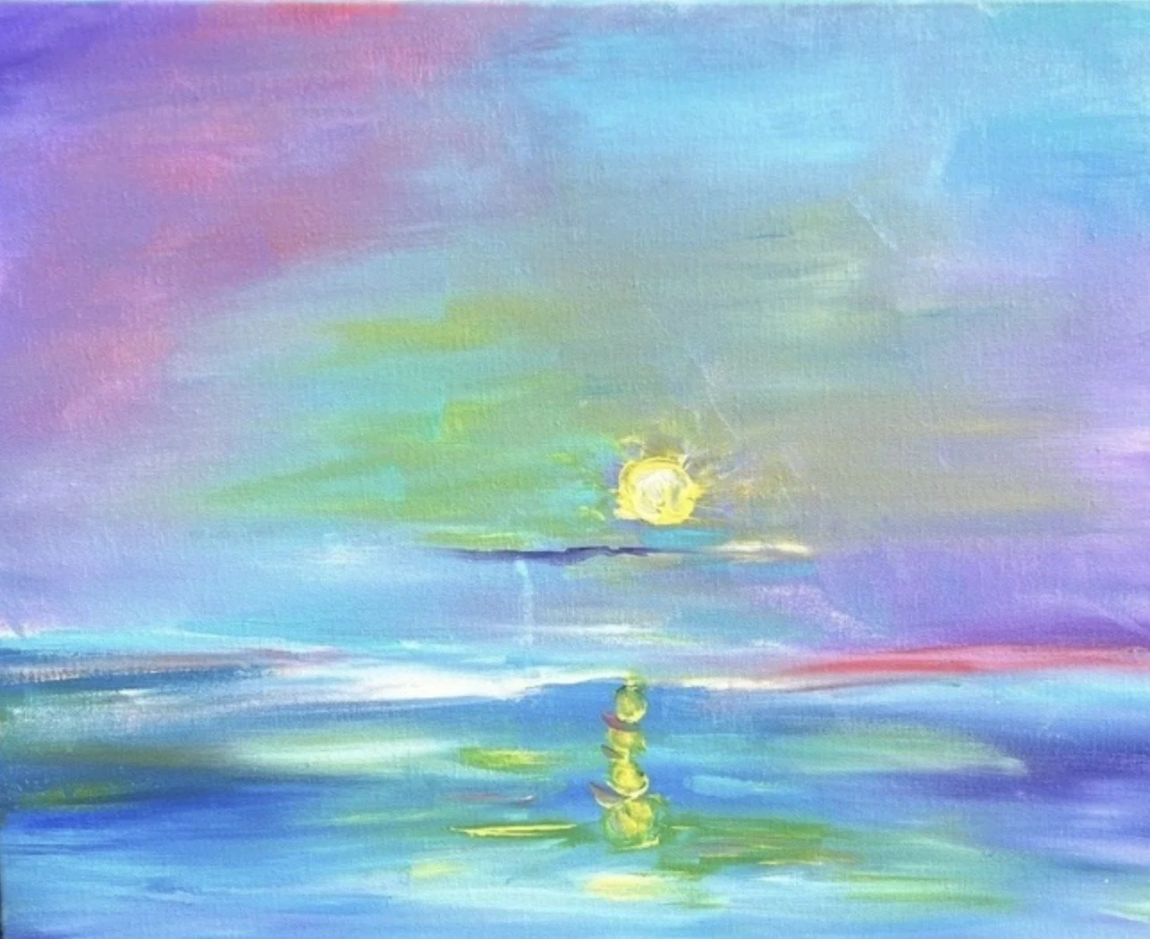 Heaven on Earth 16x20 acrylic on canvas