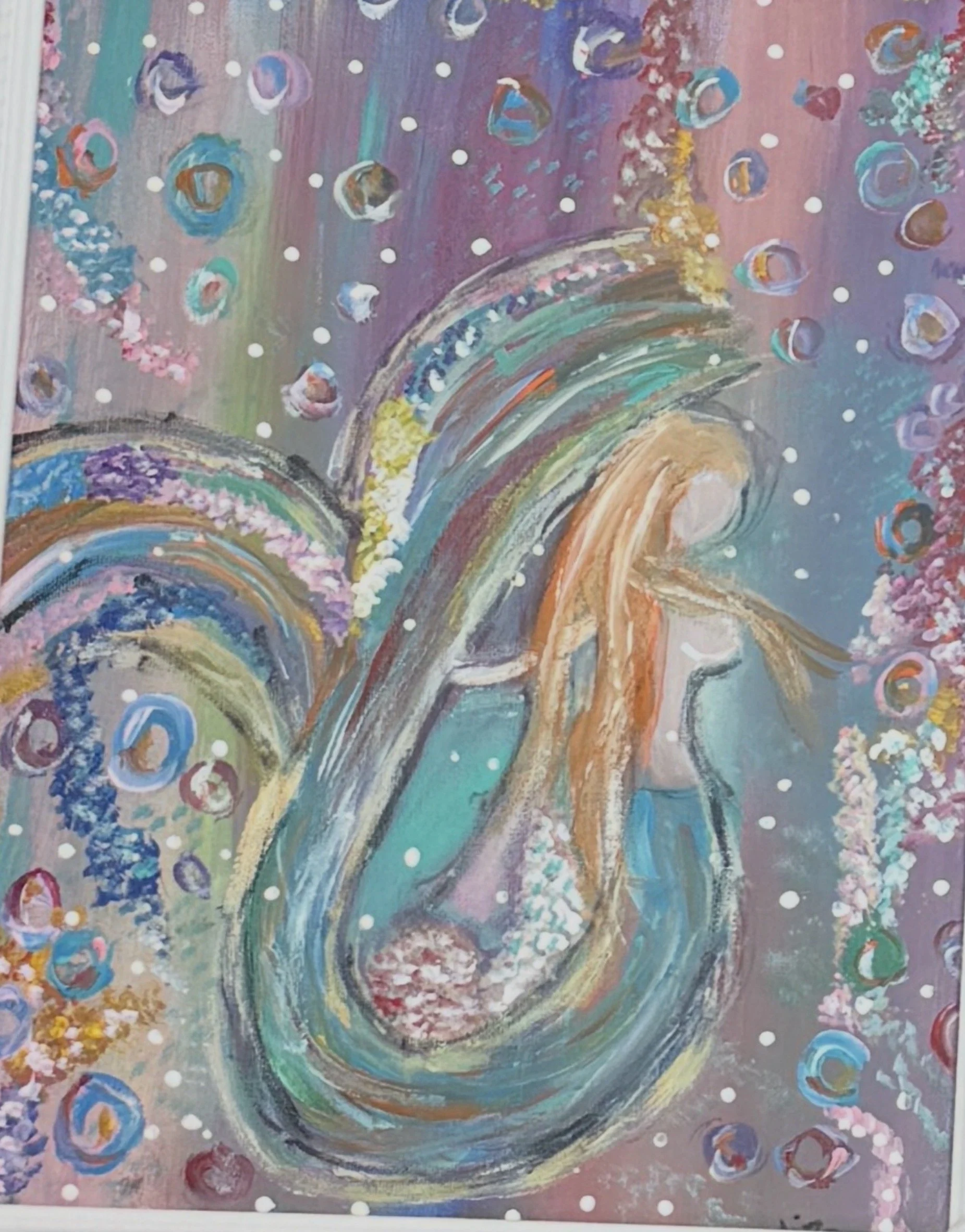 Bubble Ballet 16x20 acrylic on canvas 