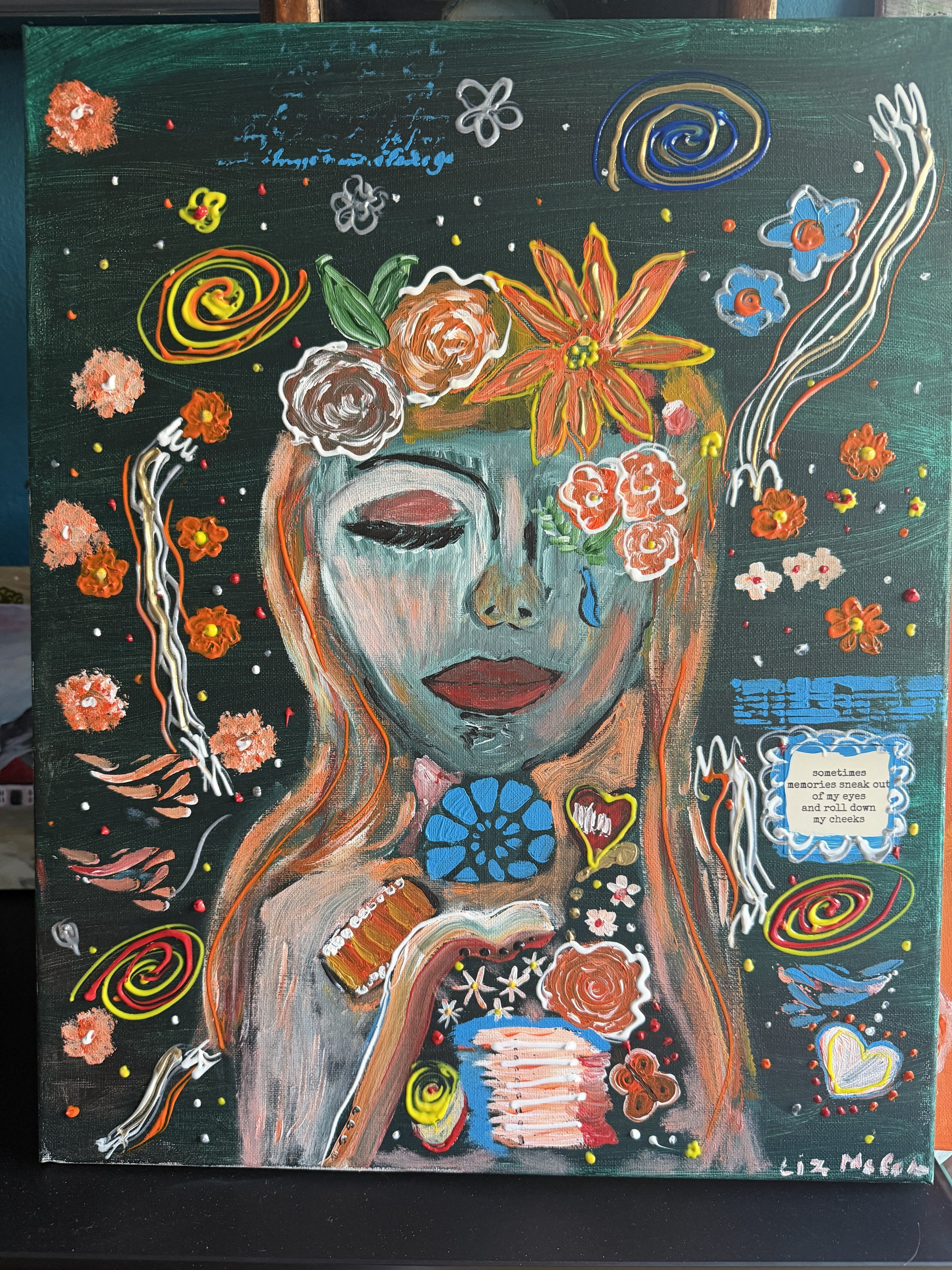 This is What Healing Looks Like 16x20 acrylic on canvas