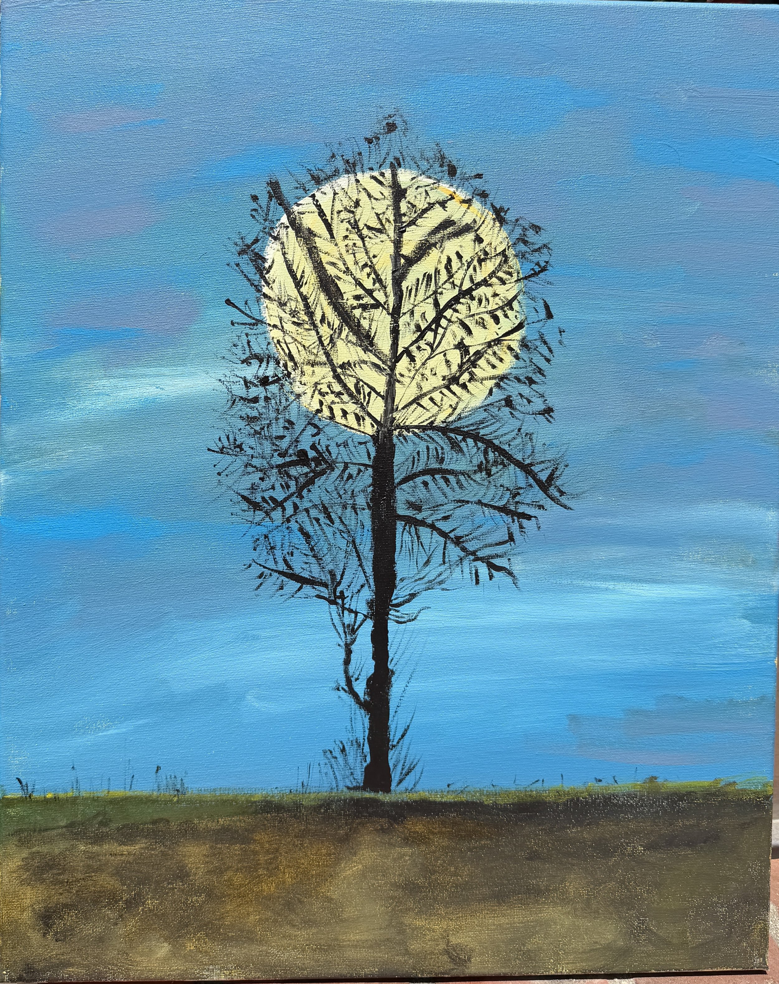 Patience 16x20 acrylic on canvas