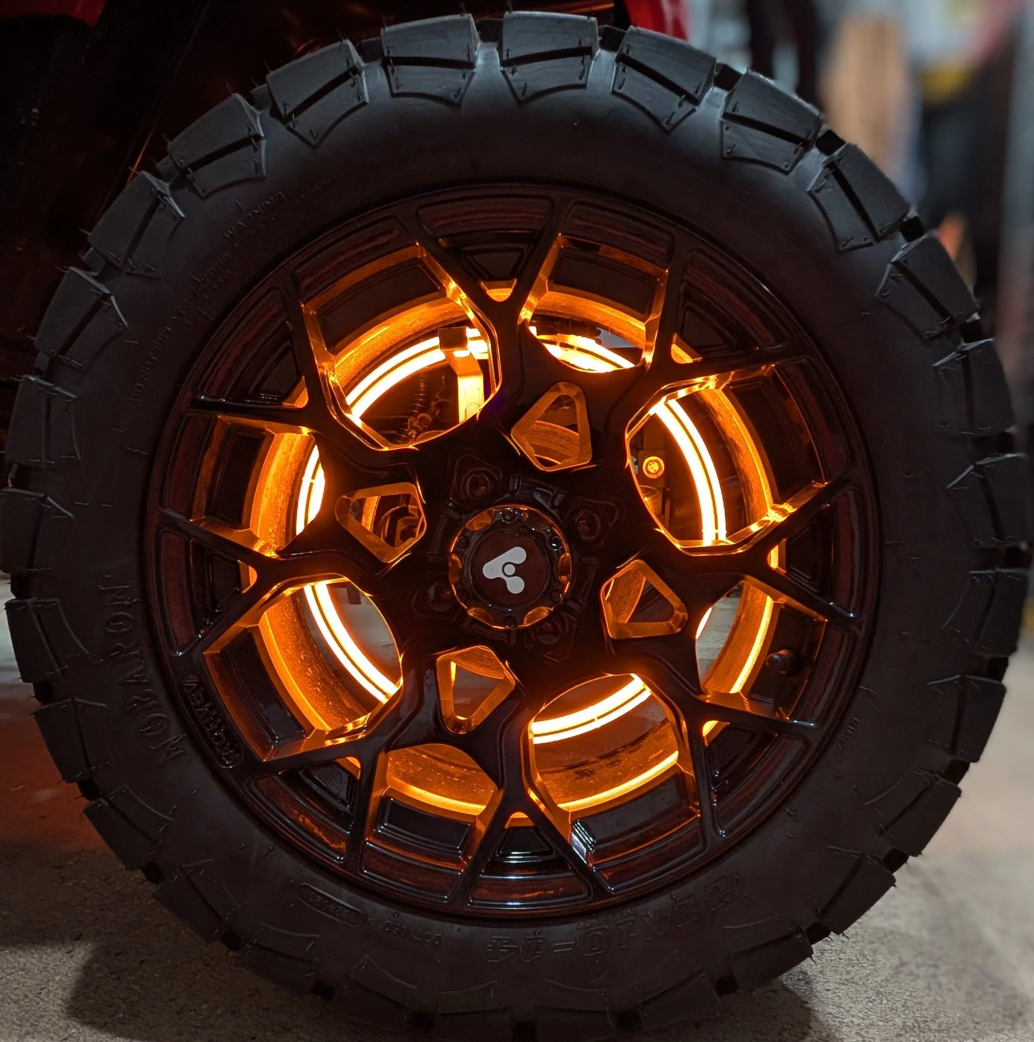 High-Intensity Golf Cart Wheel Light Kit