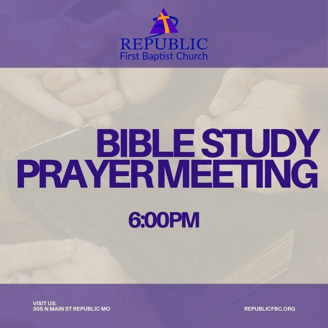 Bible Study &amp; Prayer Meeting 