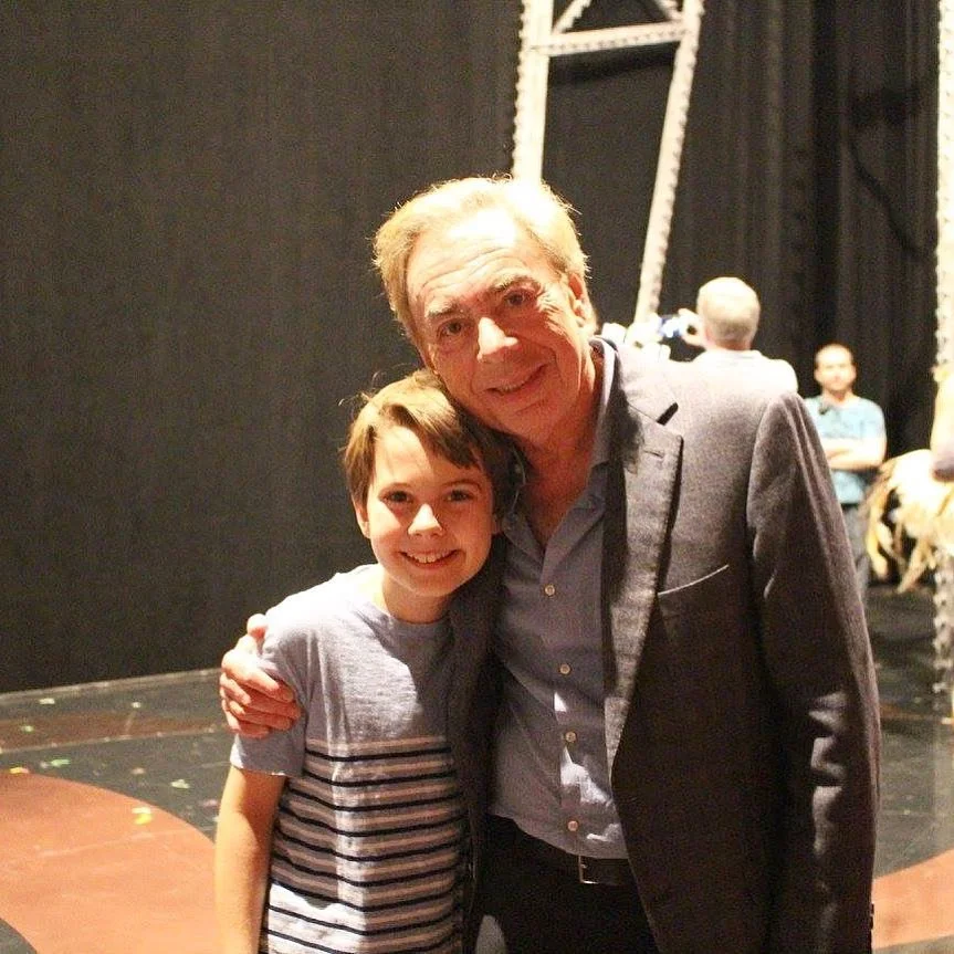 with Andrew Lloyd Webber