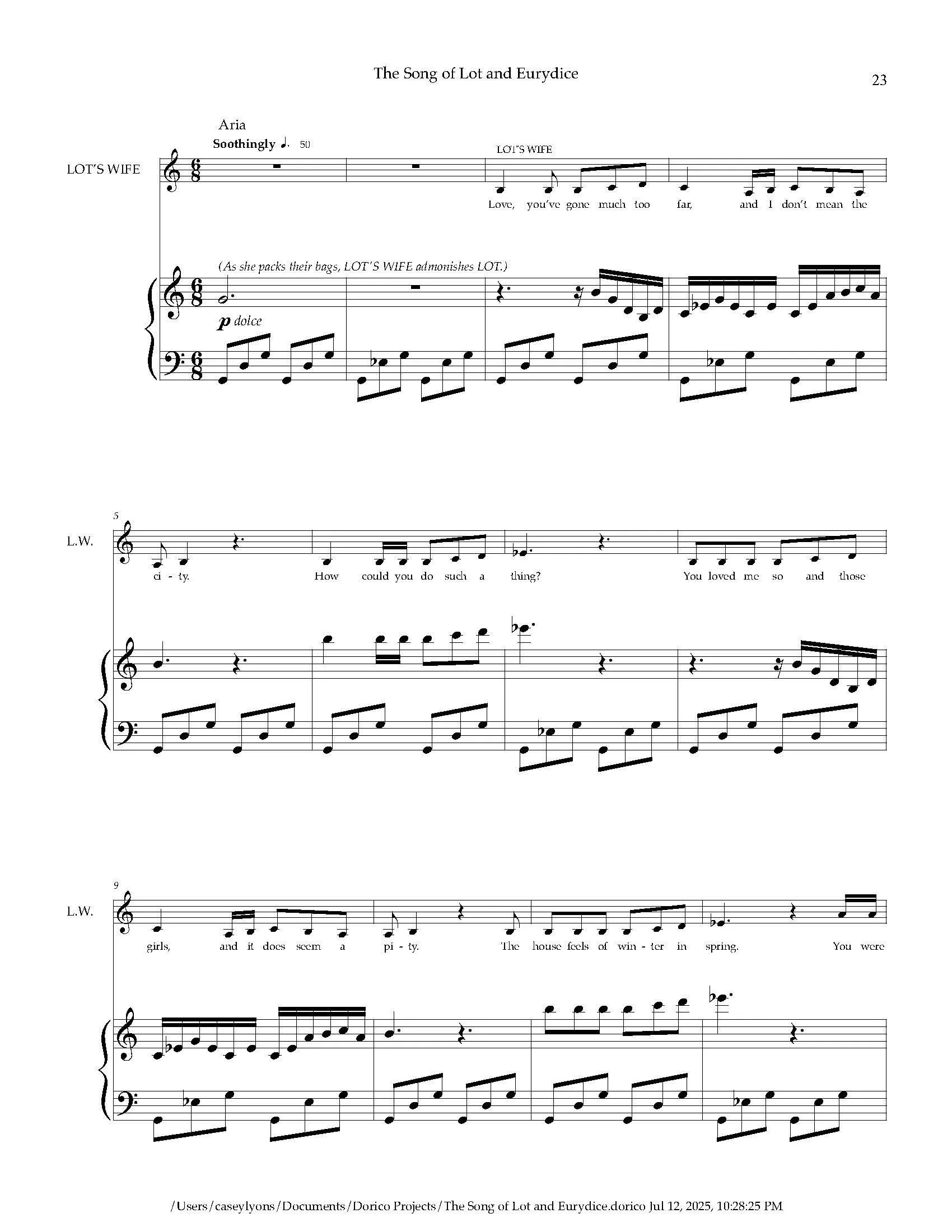 Opera Piano/Vocal Sample