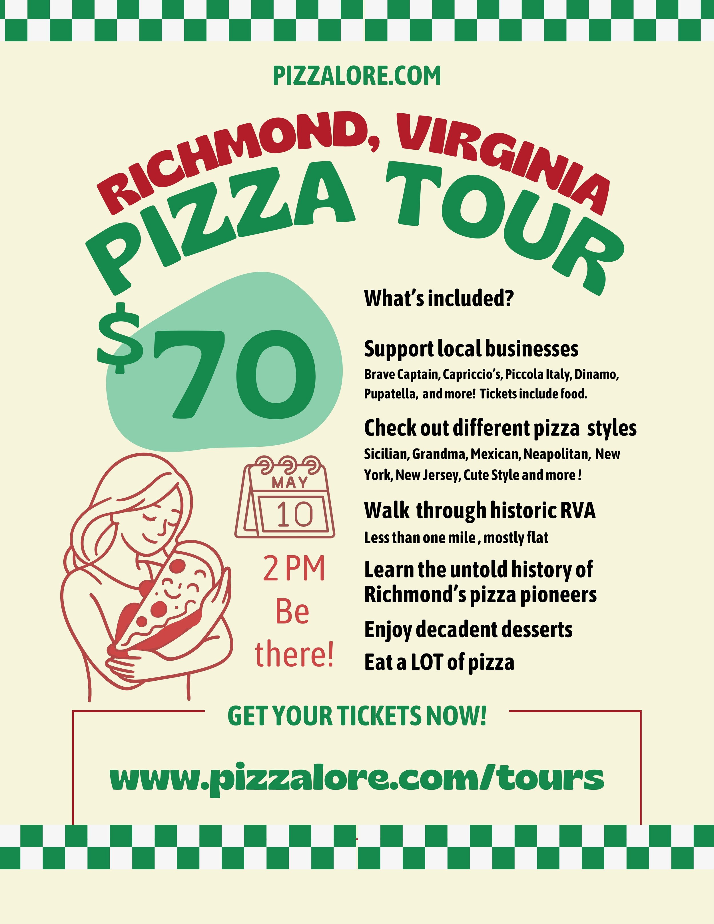 Richmond Pizza  &amp; Dessert Tour! 