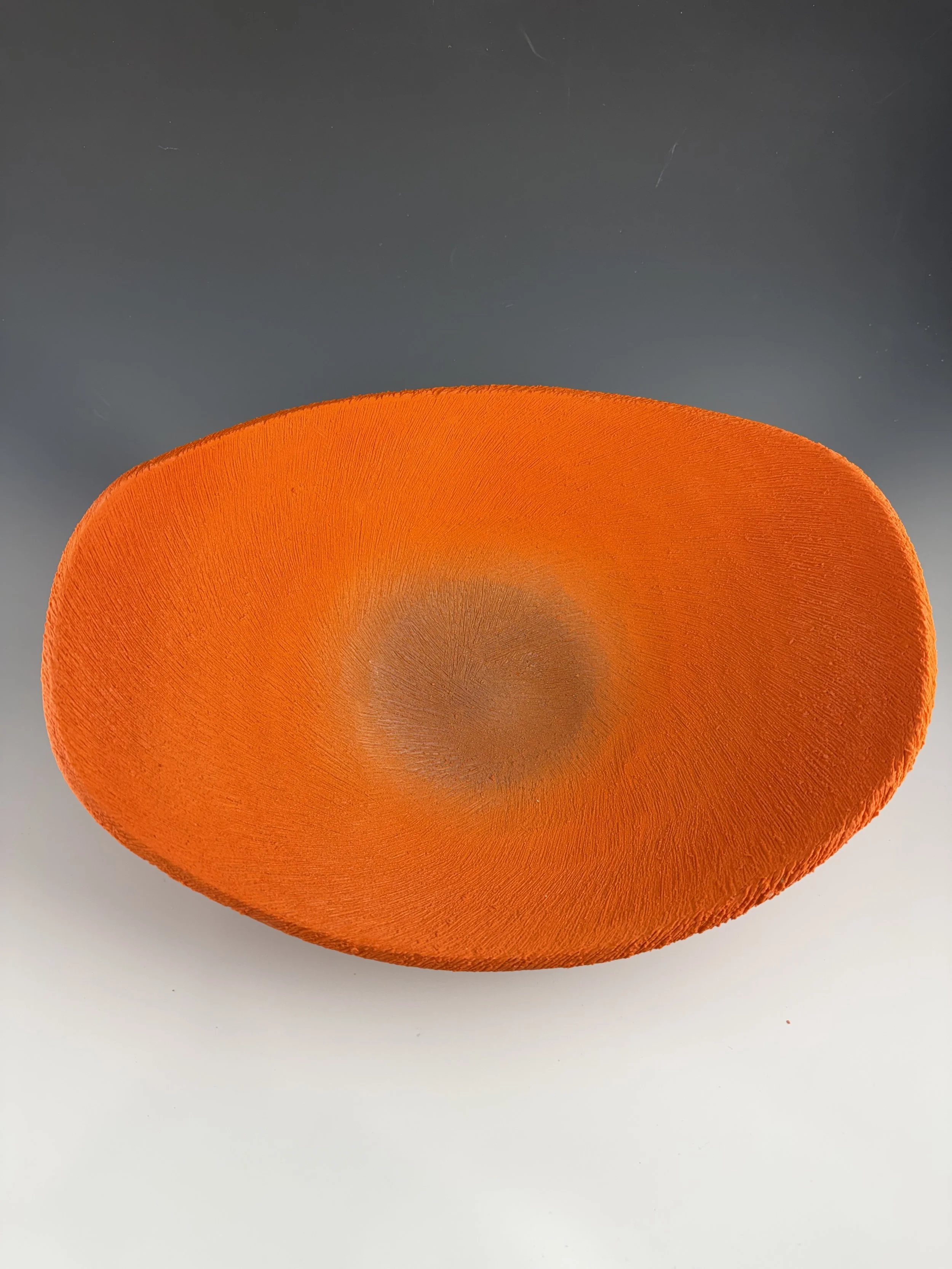 Orange and Violet Oval