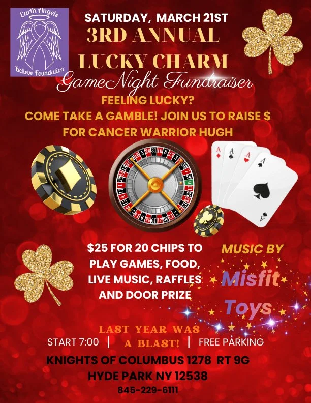 The Earth Angels Believe Foundation 3rd Annual Game Night Fundraiser