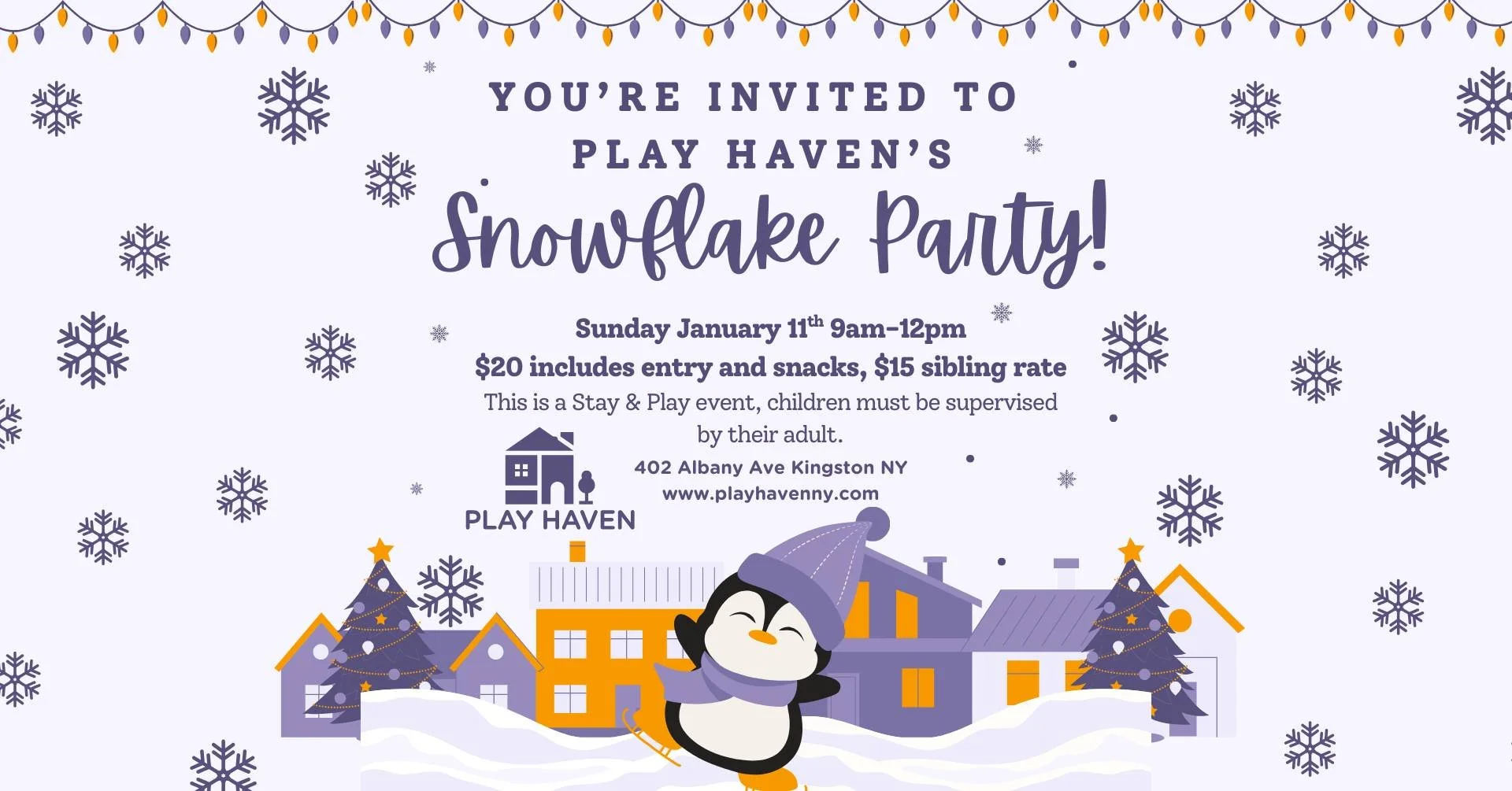 Snowflake Party at Play Haven