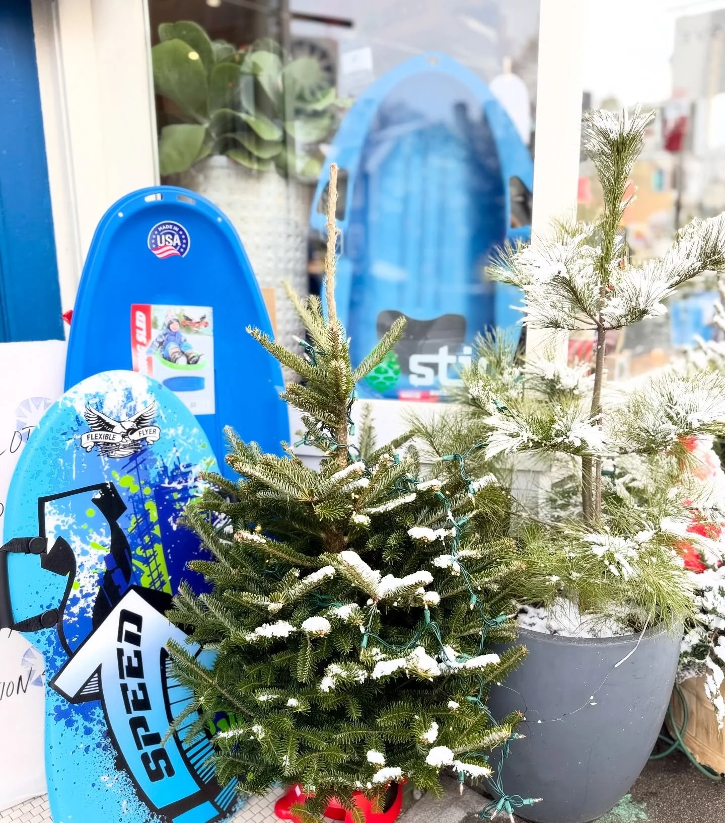 There&rsquo;s just enough snow for a couple runs ❄️ 🛷