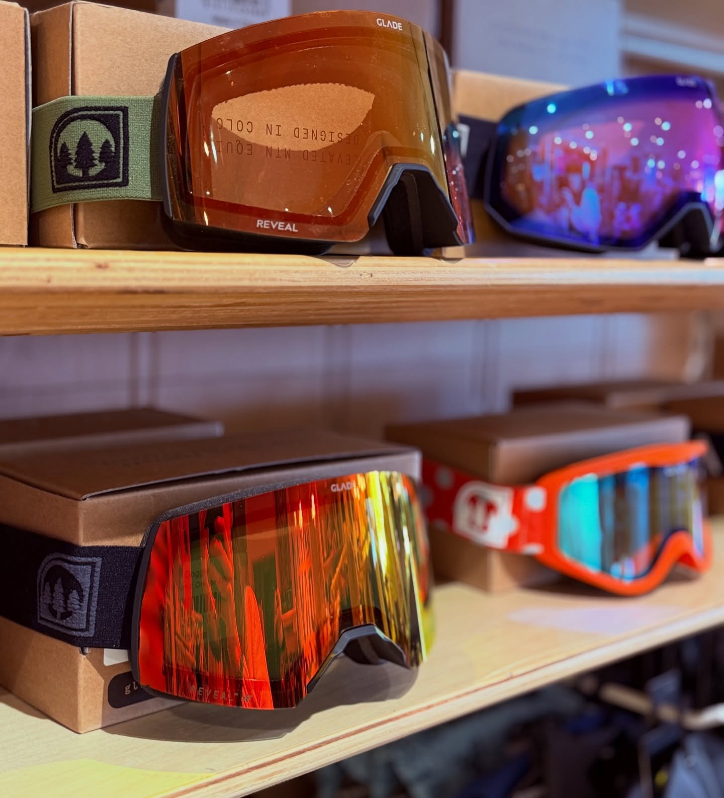 Unsolicited advice: don&rsquo;t f*ck around with bad/old goggles. We carry @gladeoptics, and if you haven&rsquo;t heard of them, search them up and see why we&rsquo;ve had people drive literally hours to come see them in person. Their crystal-clear p
