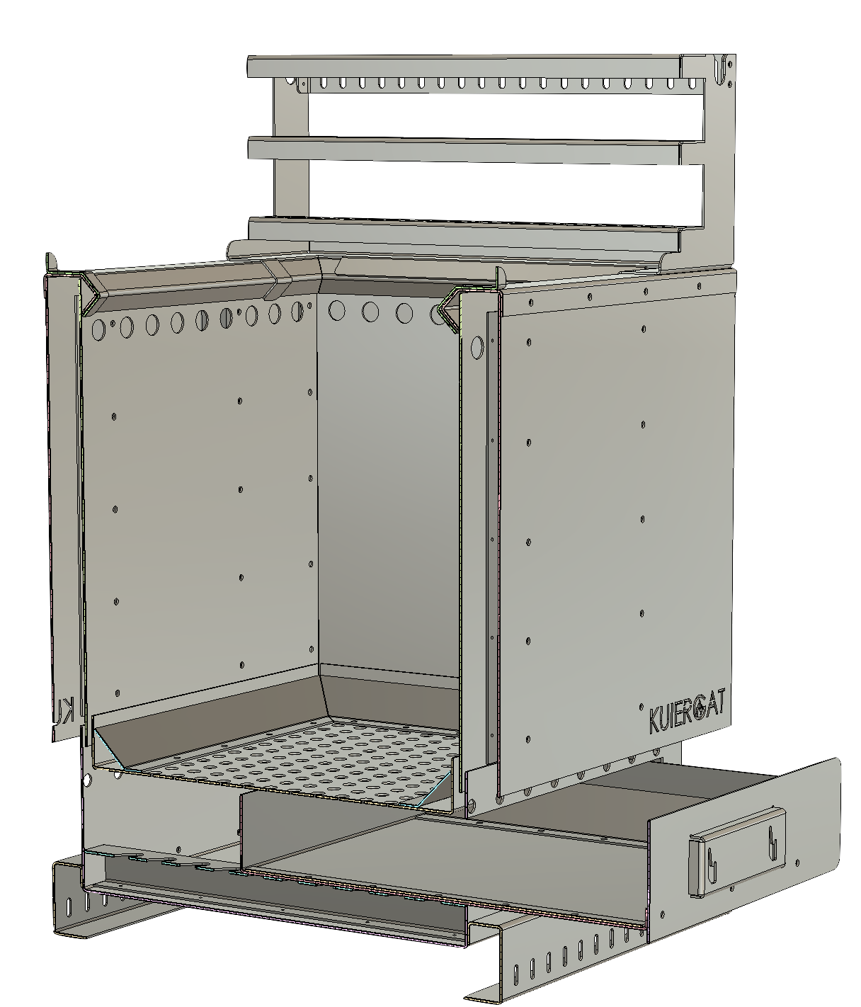 A cross section of the design of the KuierGat