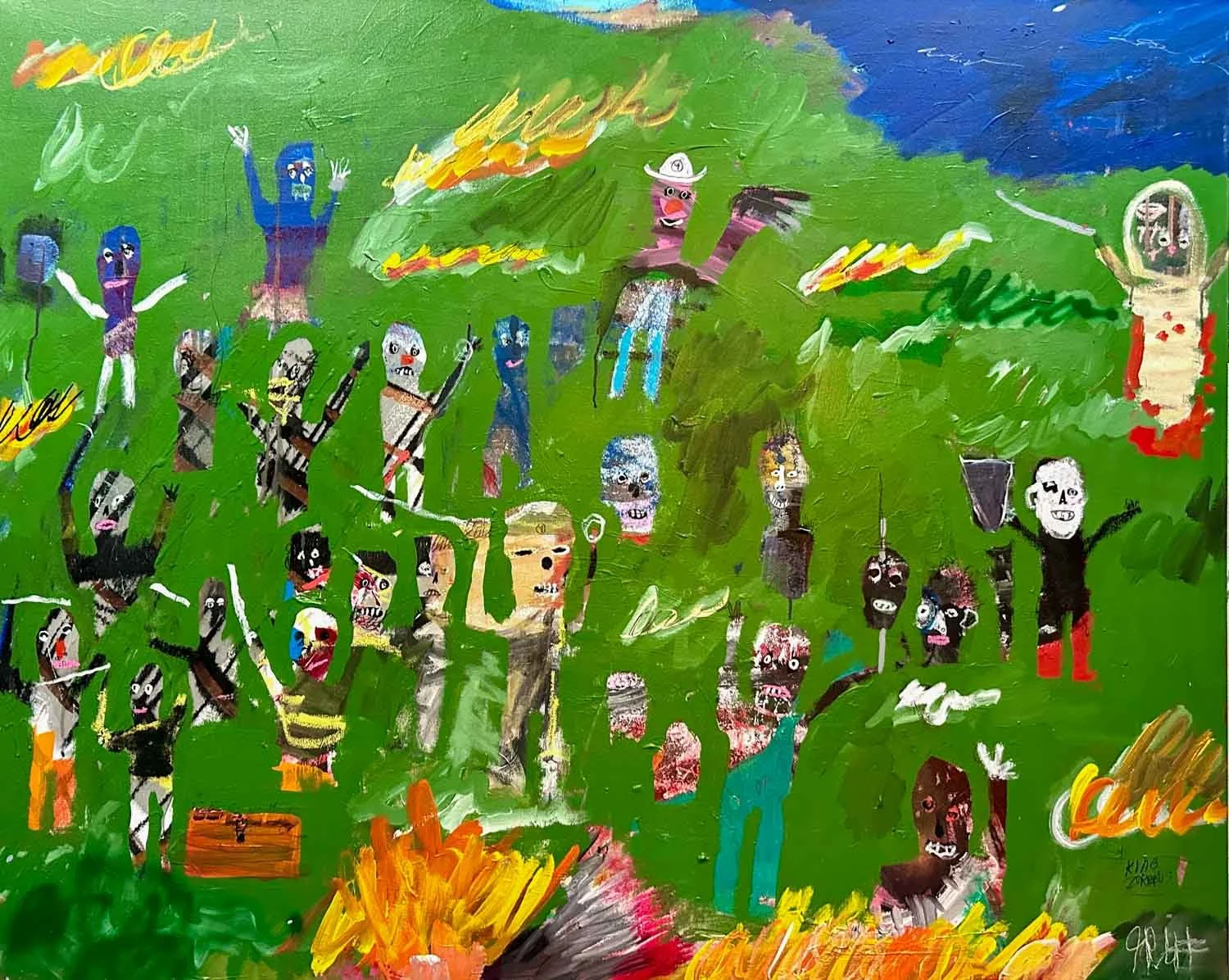 Let's Fight on Friday [48in x 60in]