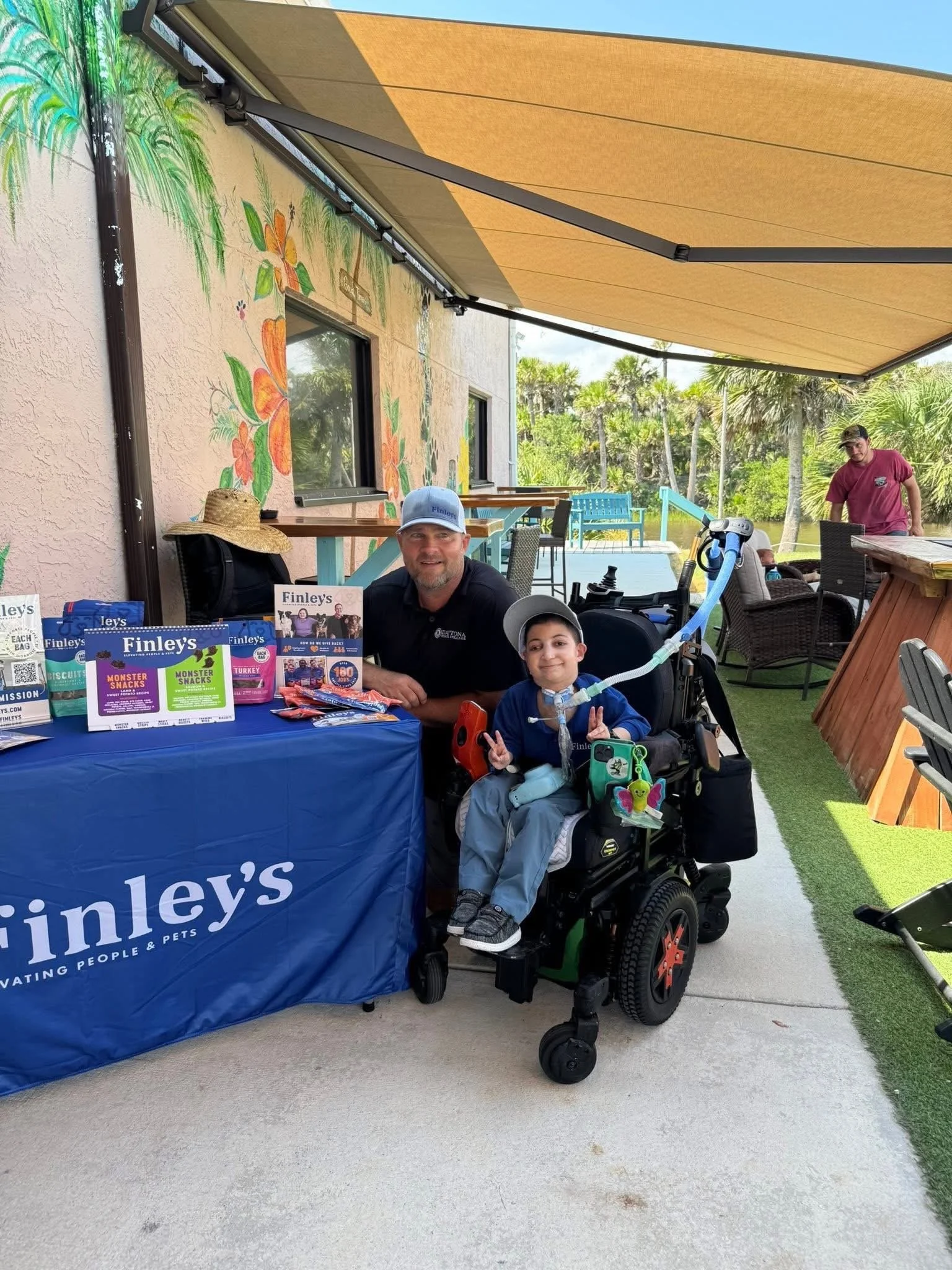 Ibby with Finley's Dog Treats