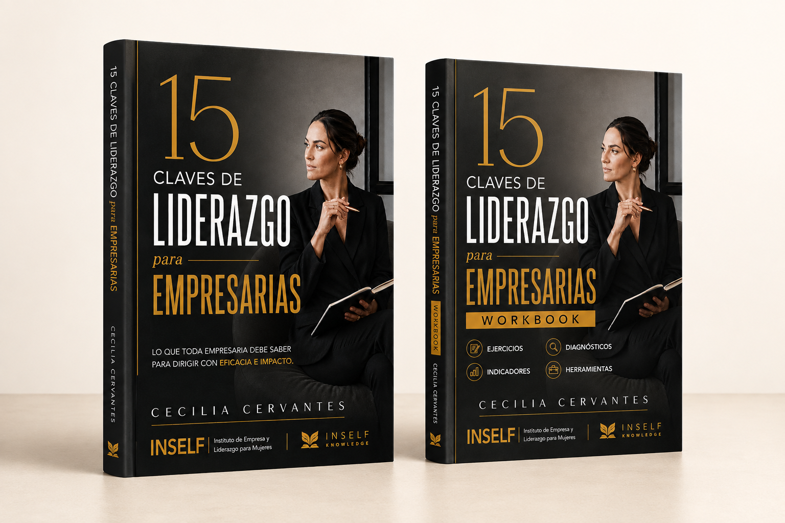Mockup del Libro y Workbook 15 Claves