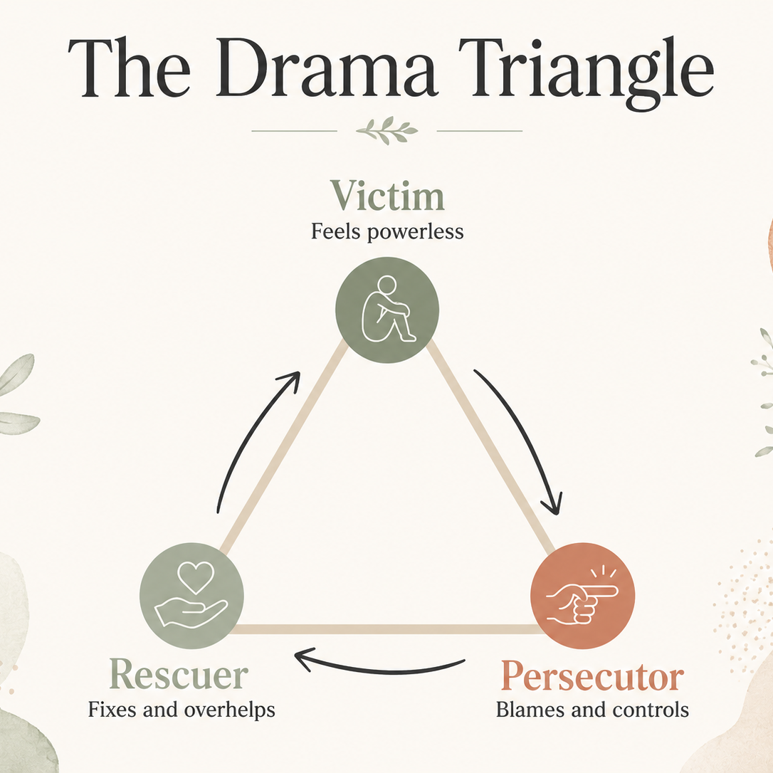 Why Do I Feel Stuck in the Same Relationship Patterns? Understanding the Drama Triangle