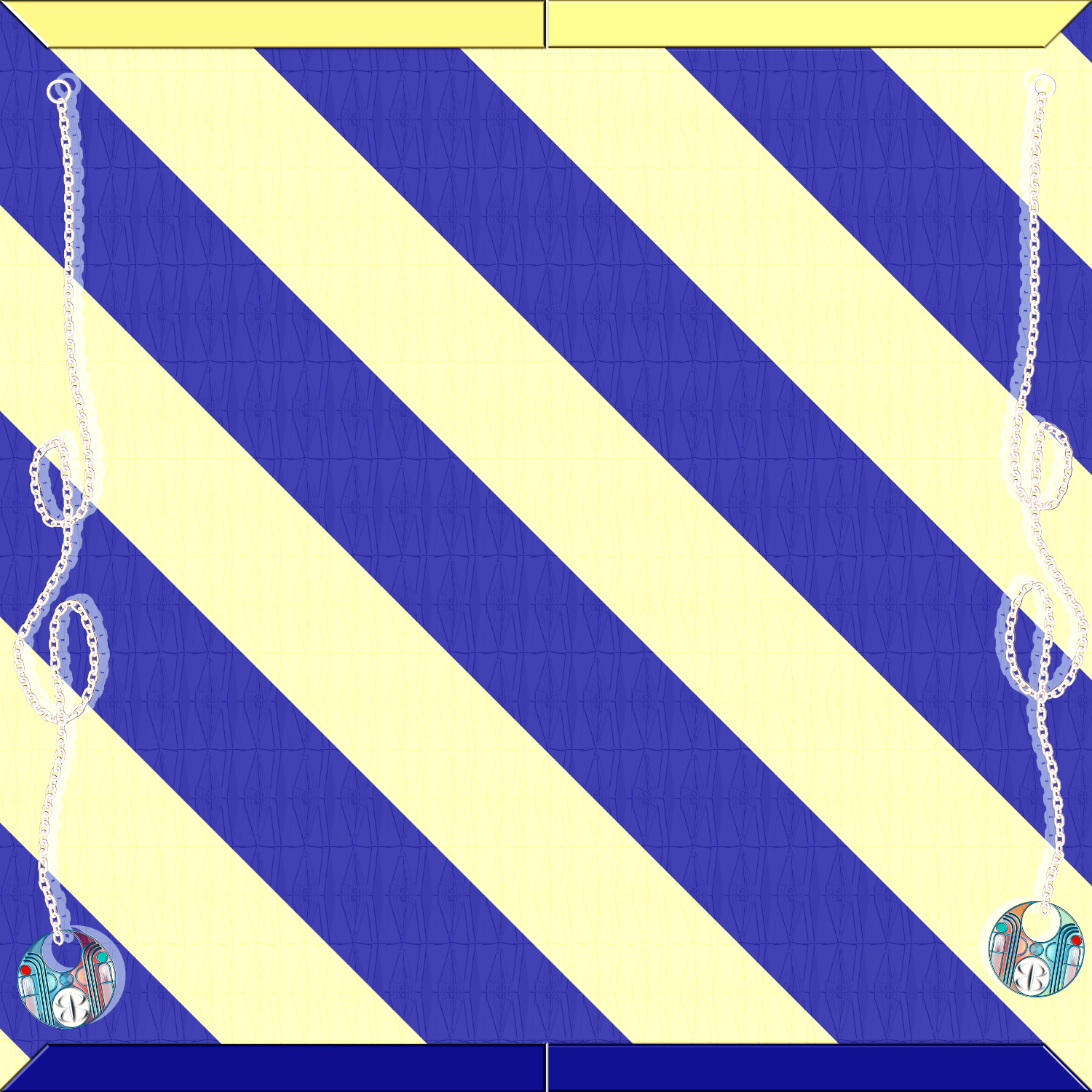 BareBlue Marinière — Diagonal Graphic Silk