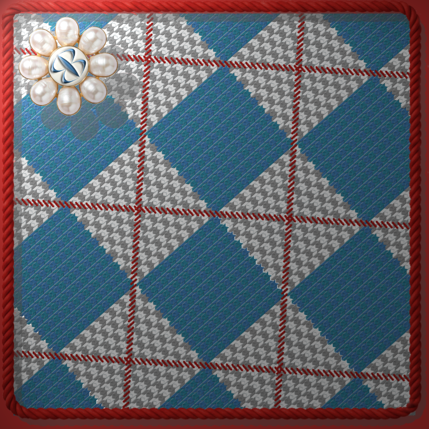 BareBlue N. 72 — Pure Geometric Argyle