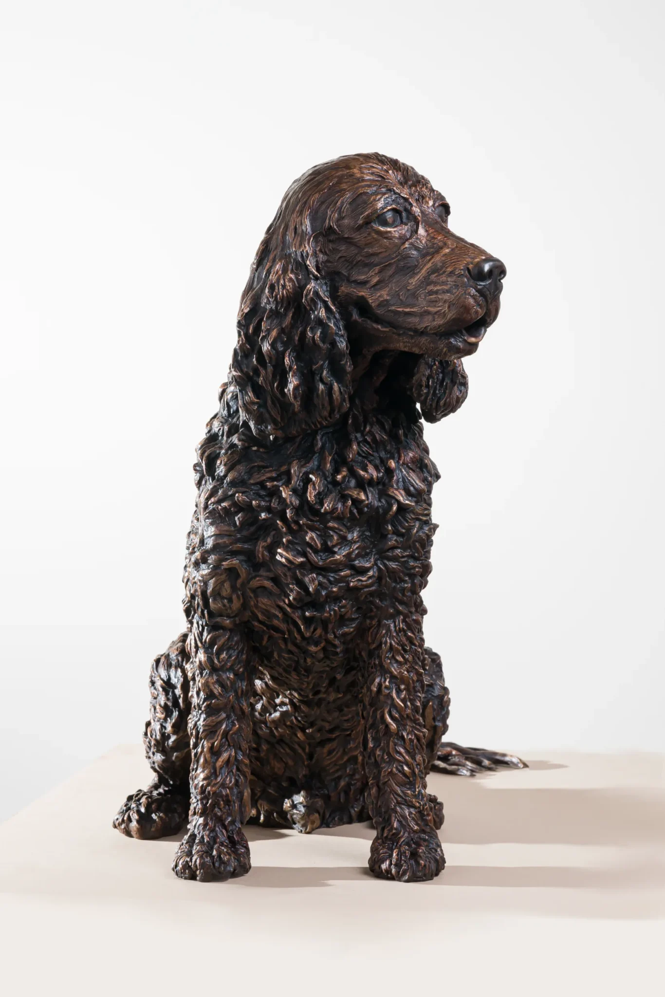 Bronze Jasper Dog Statue