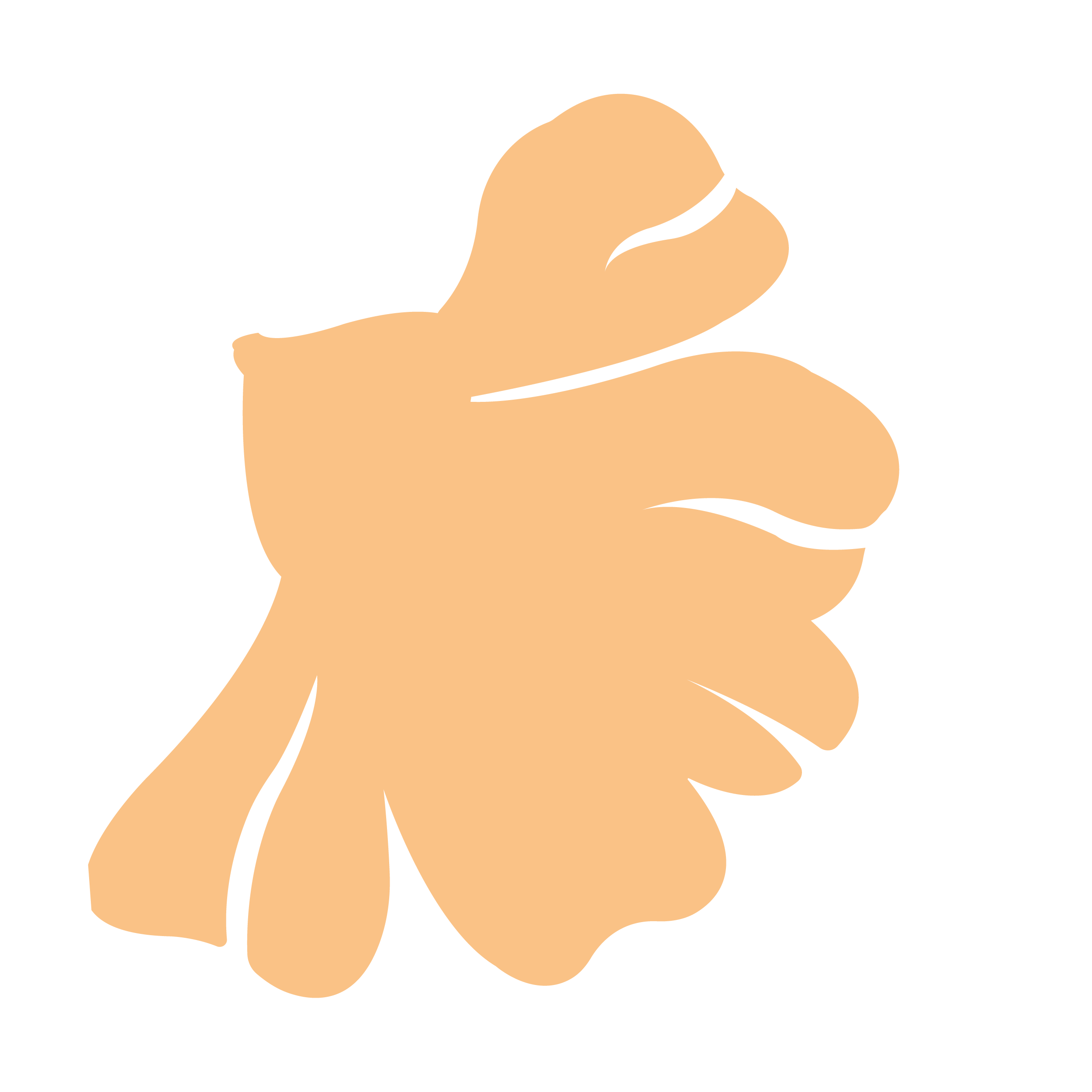 Minimalist illustration of a lion's profile in tan color with black accents on a black background.