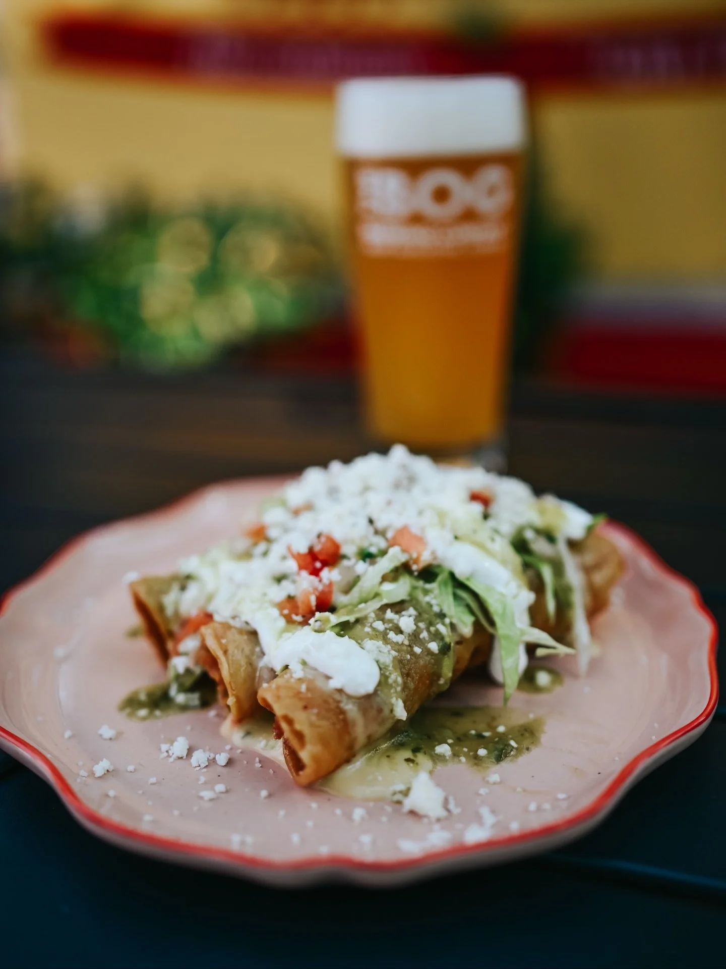 Fun Shy and Flautas? 

Say less.

@tacos_my_blessing is frying up some chicken flautas covered in cheese dip, lettuce, pico de gallo, and avocado sauce. Today and tomorrow only. Pair it with the hazy Fun Shy, sure to make your meal better.

#Tacosmyb