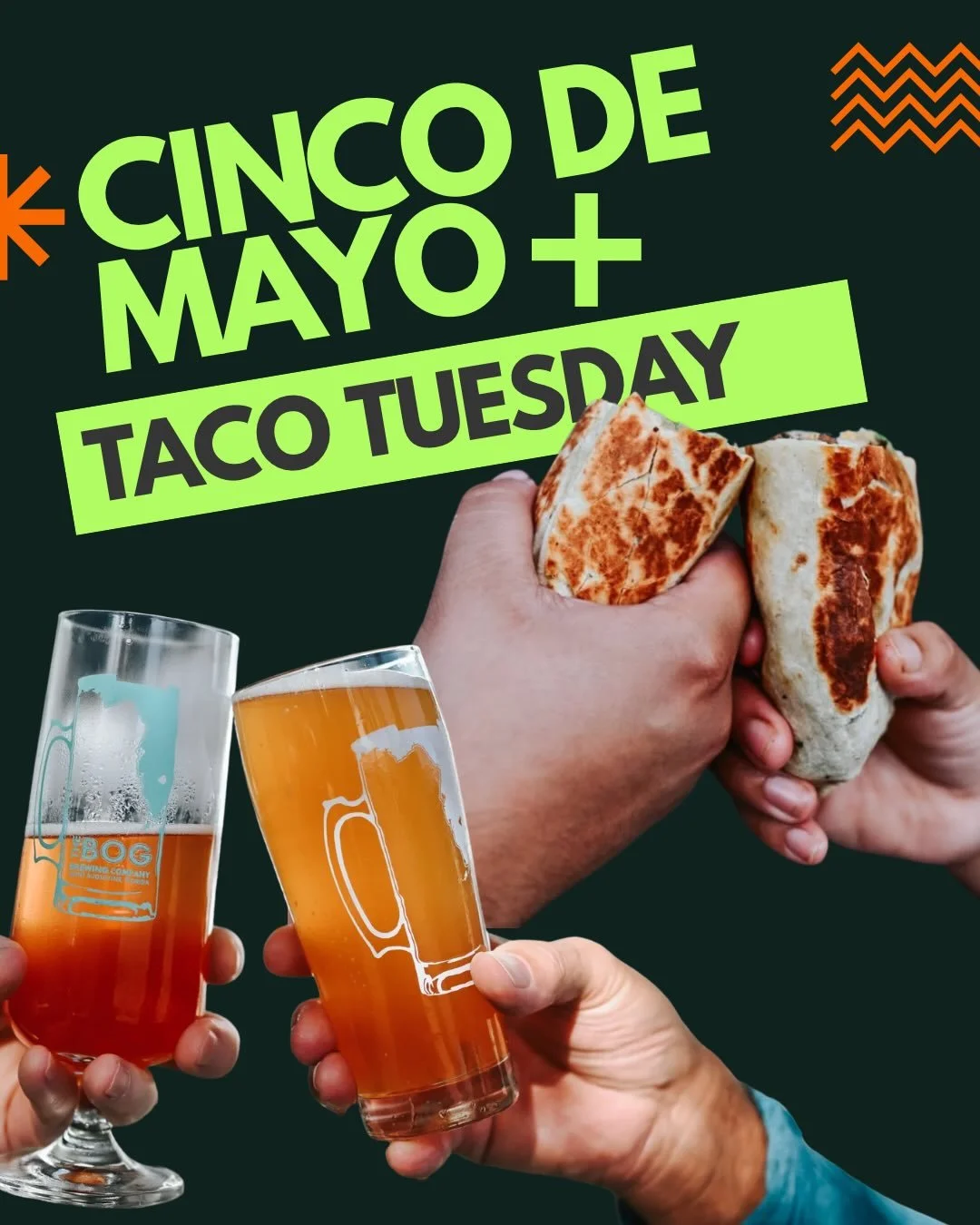 Sometimes the stars align and #cincodemayo falls on #tacotuesday 😮&zwj;💨😮&zwj;💨😮&zwj;💨

@tacos_my_blessing is running their Taco Tuesday special: 3 tacos of any kind for $11.99.

Pair it with the coldest beer in town and watch your Tuesday star