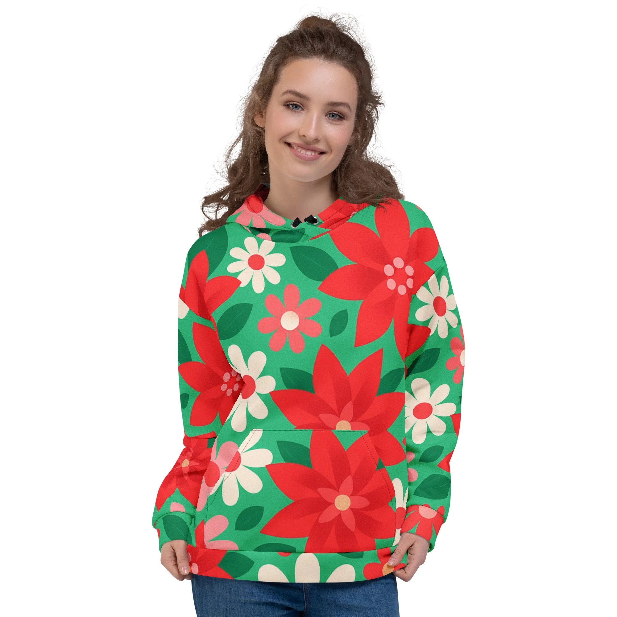 Candy Floral // Pop Christmas | Christmas Series Hoodie · Seasonal Collection