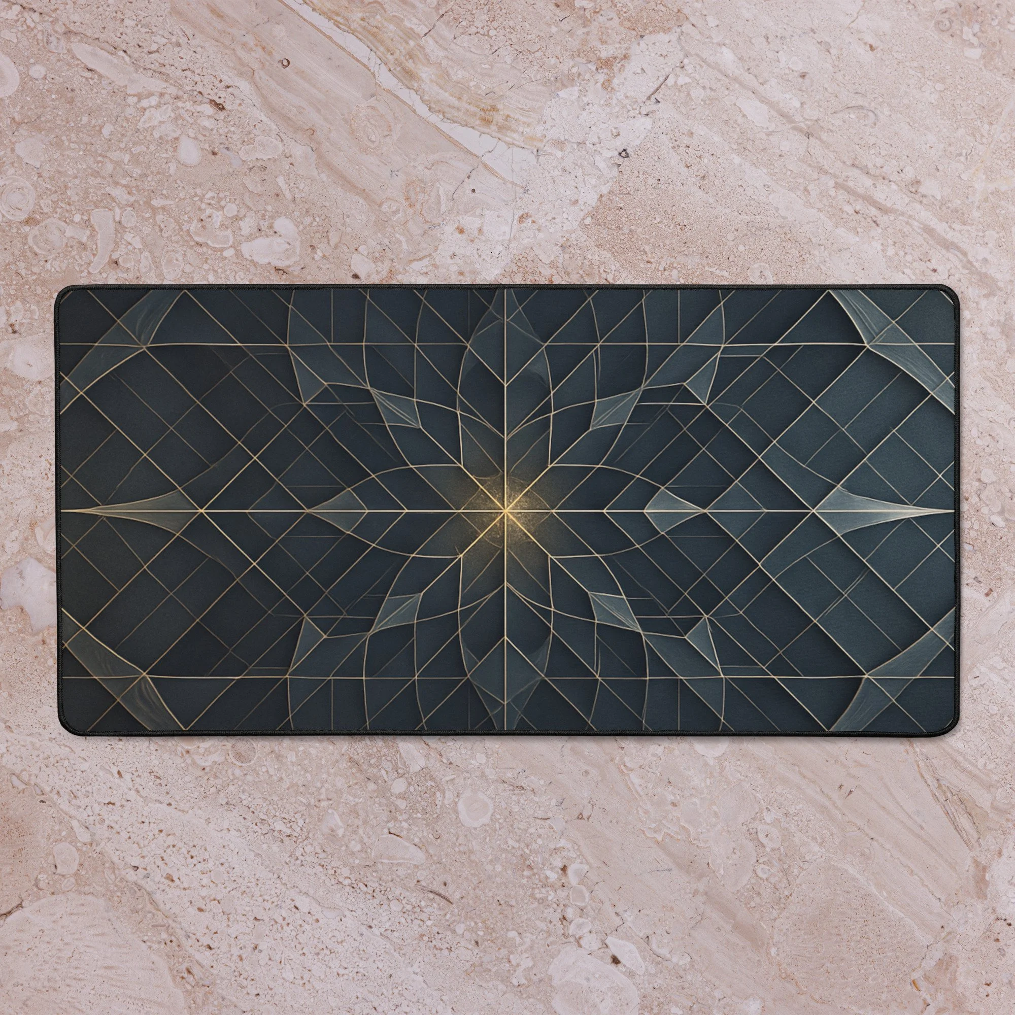 Polar Lattice | Winter Desk Mat · Seasonal Collection