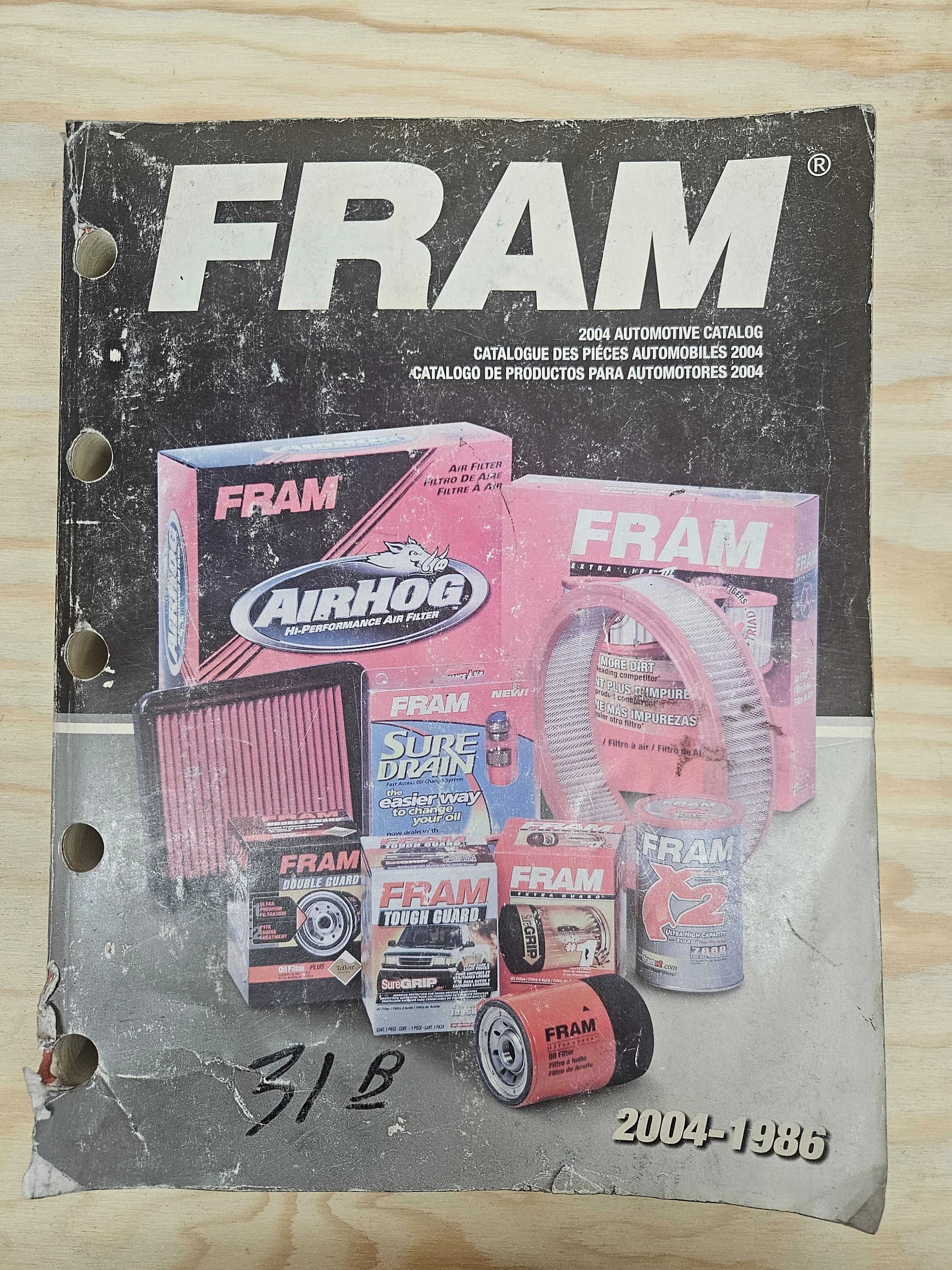 2004 FRAM Automotive Filter Catalog: Practical Reference Material Built for a Second Life