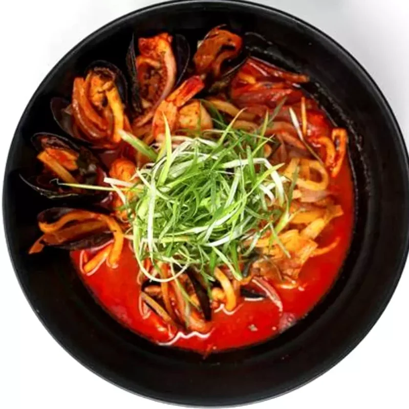 Spicy seafood soup