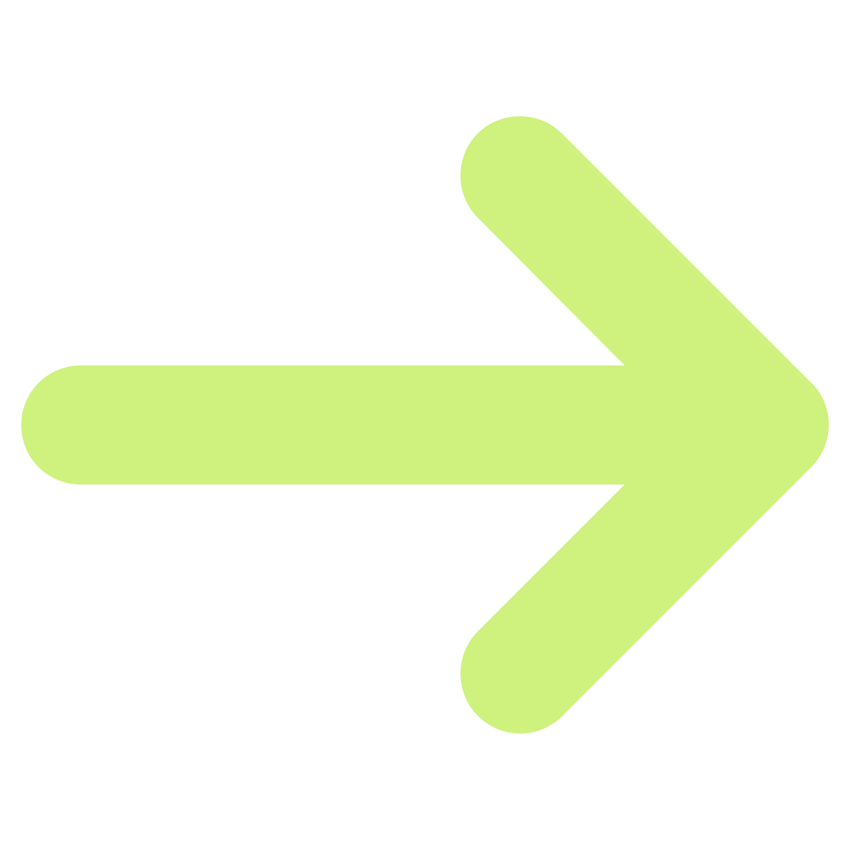 Green rightward arrow pointing to the right.