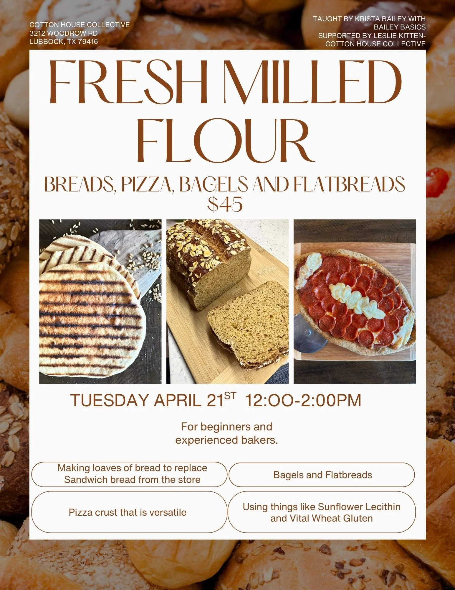 Breads, Pizza, Bagels, and Flatbreads