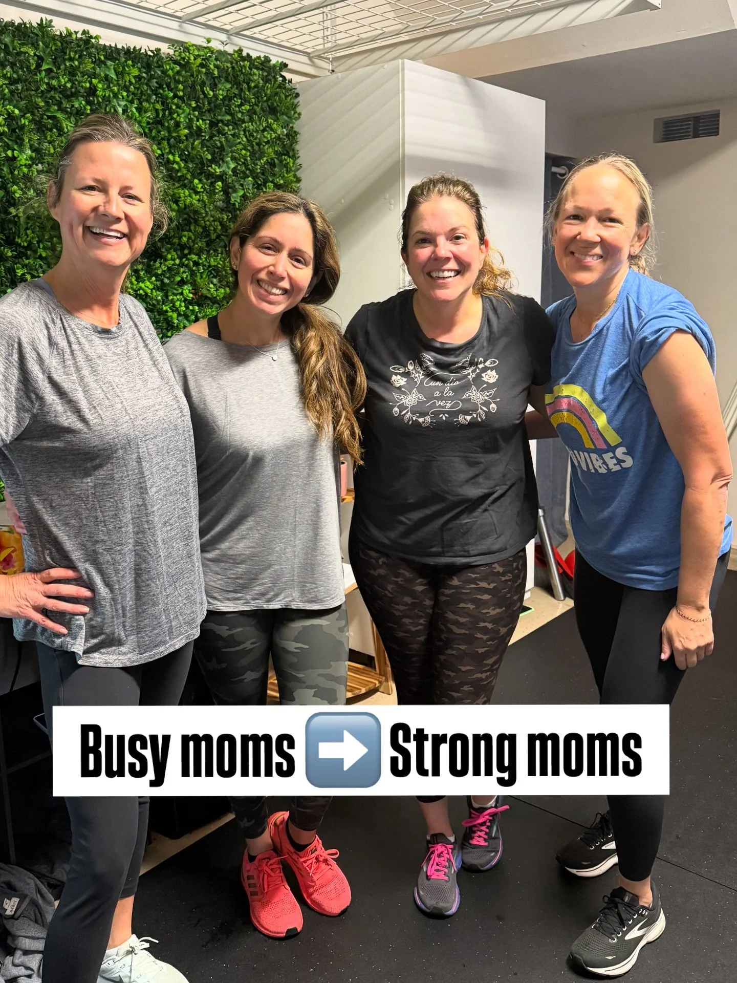 Stronger bodies.
Looking better in your clothes.
More energy.
More patience for kids and partners.
Kicking ass at work.

That&rsquo;s what happens when you train consistently and actually get coached.
These moms show up twice a week, work hard, and t