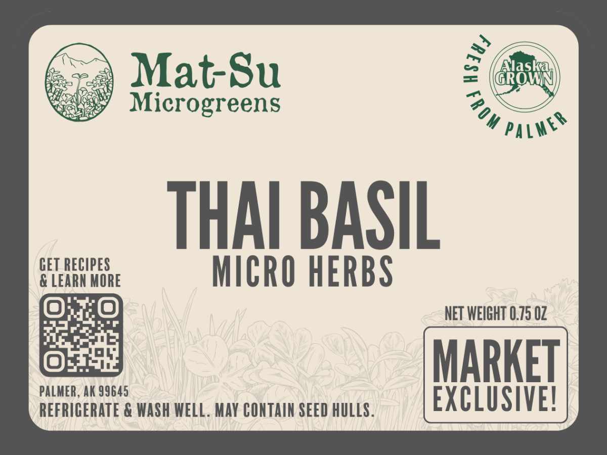 Thai Basil Micro Herbs